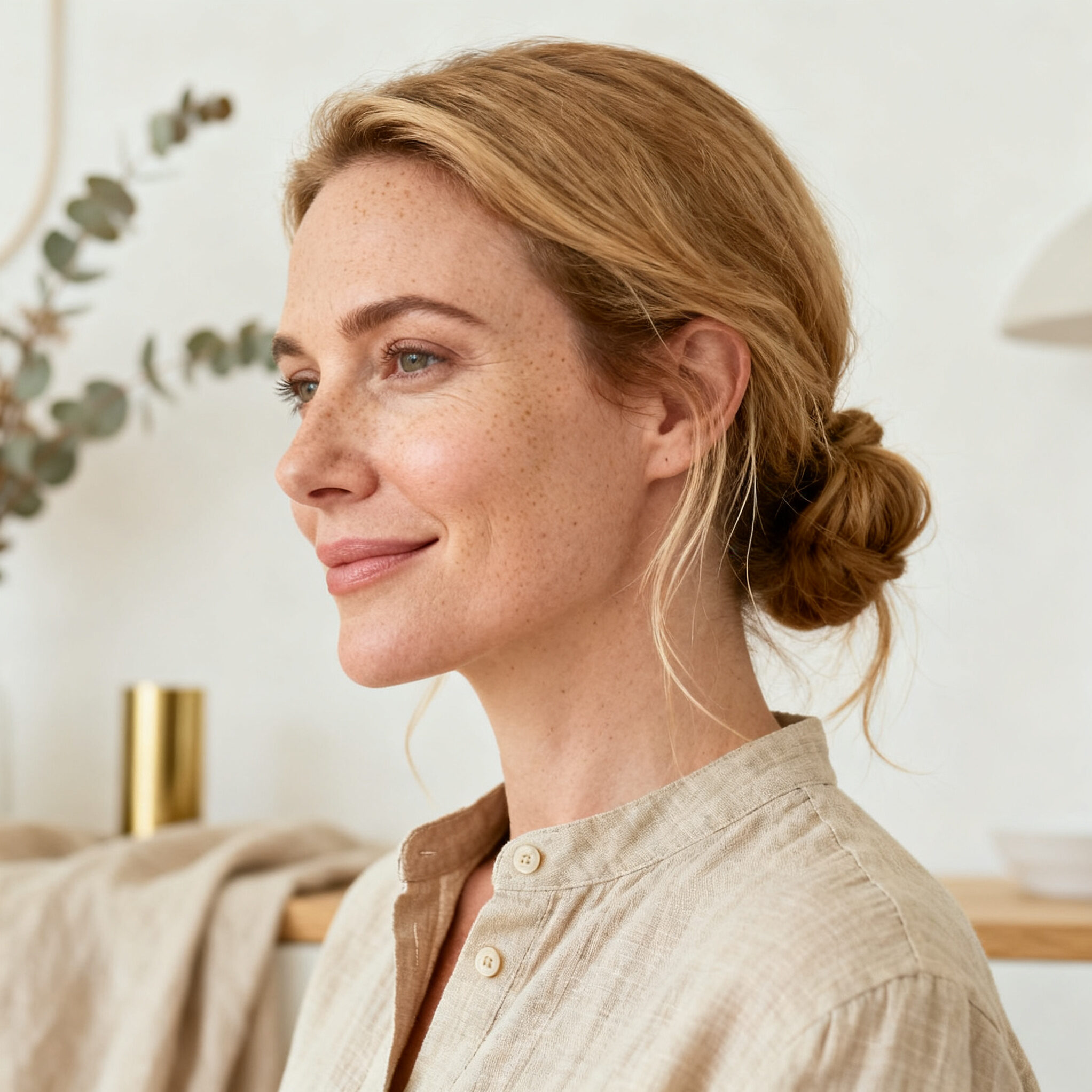 Mara Levin, linen drapery editor