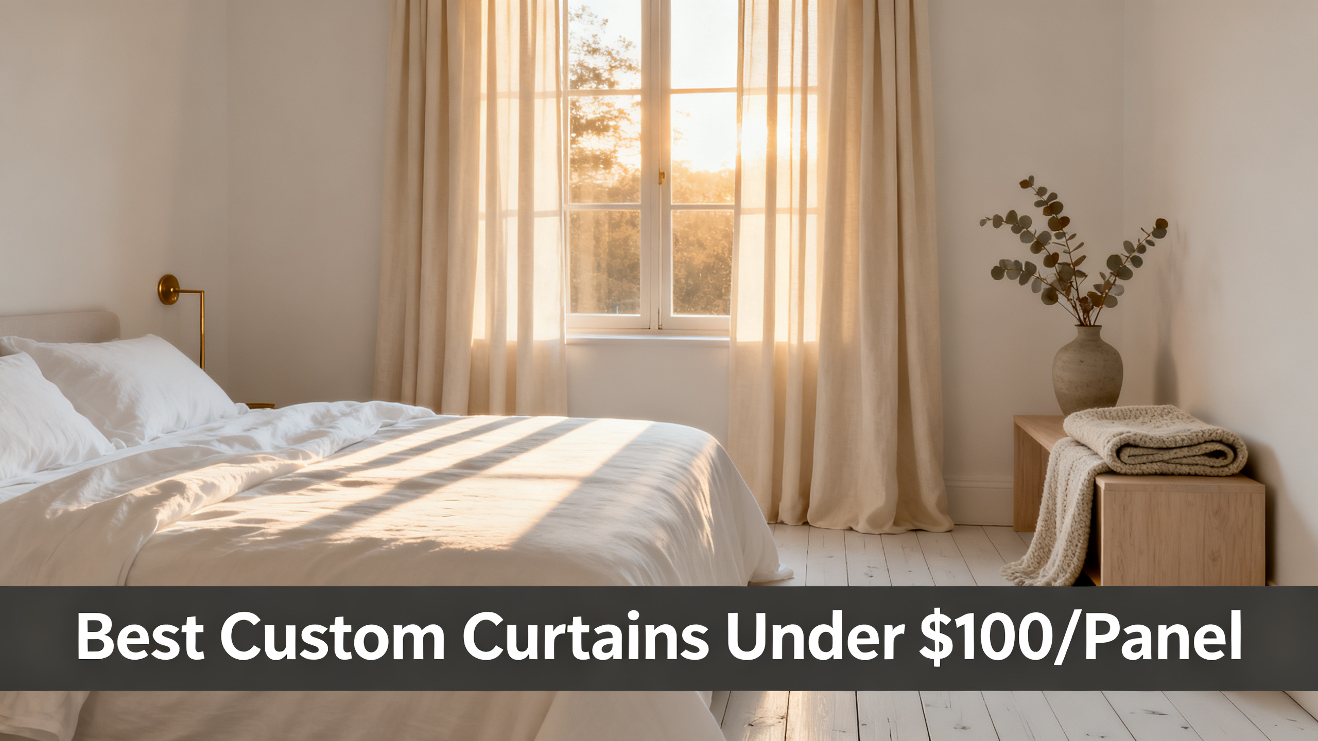 Best Custom Curtains Under $100/Panel