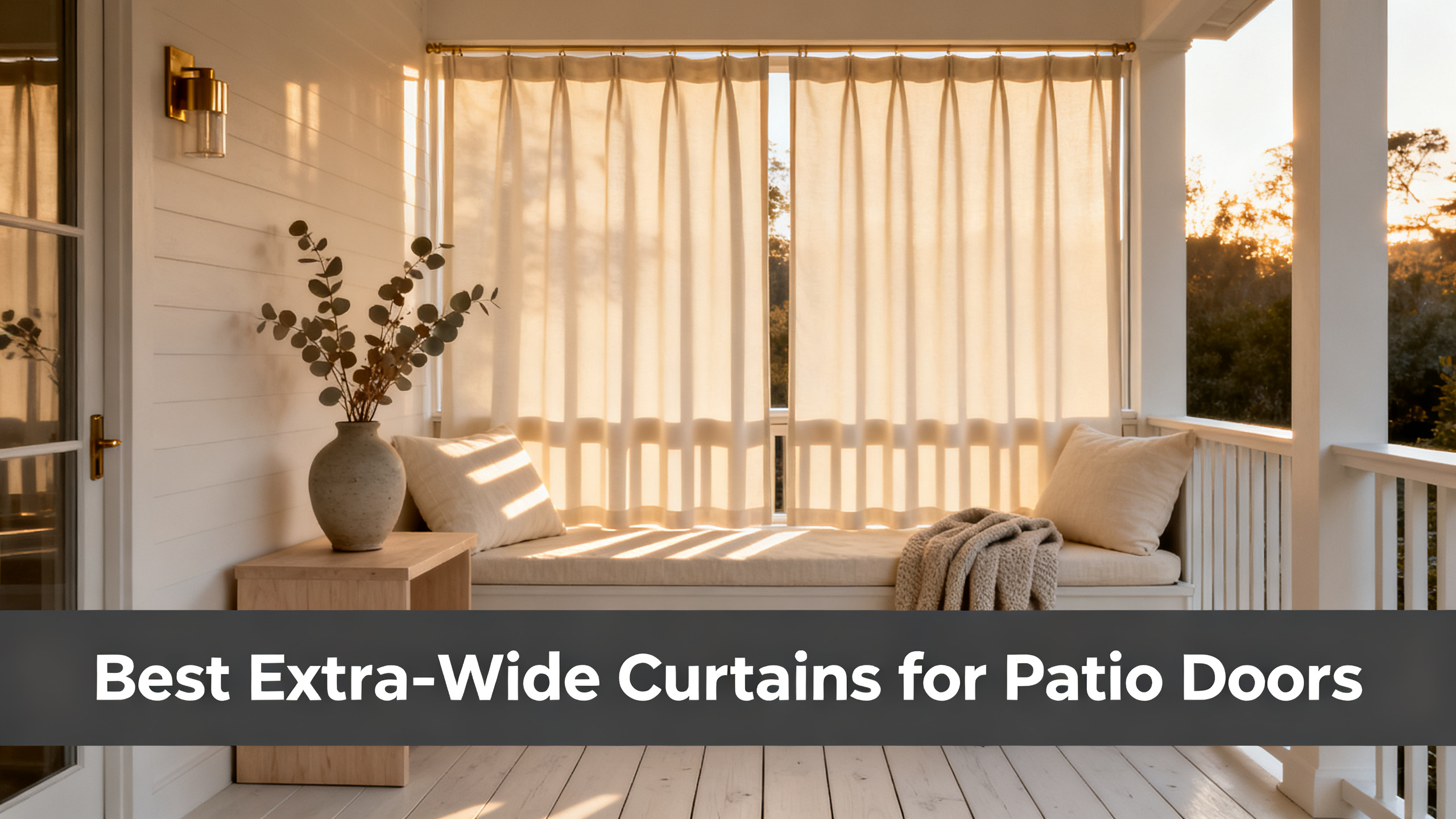 Best Extra-Wide Curtains for Patio Doors