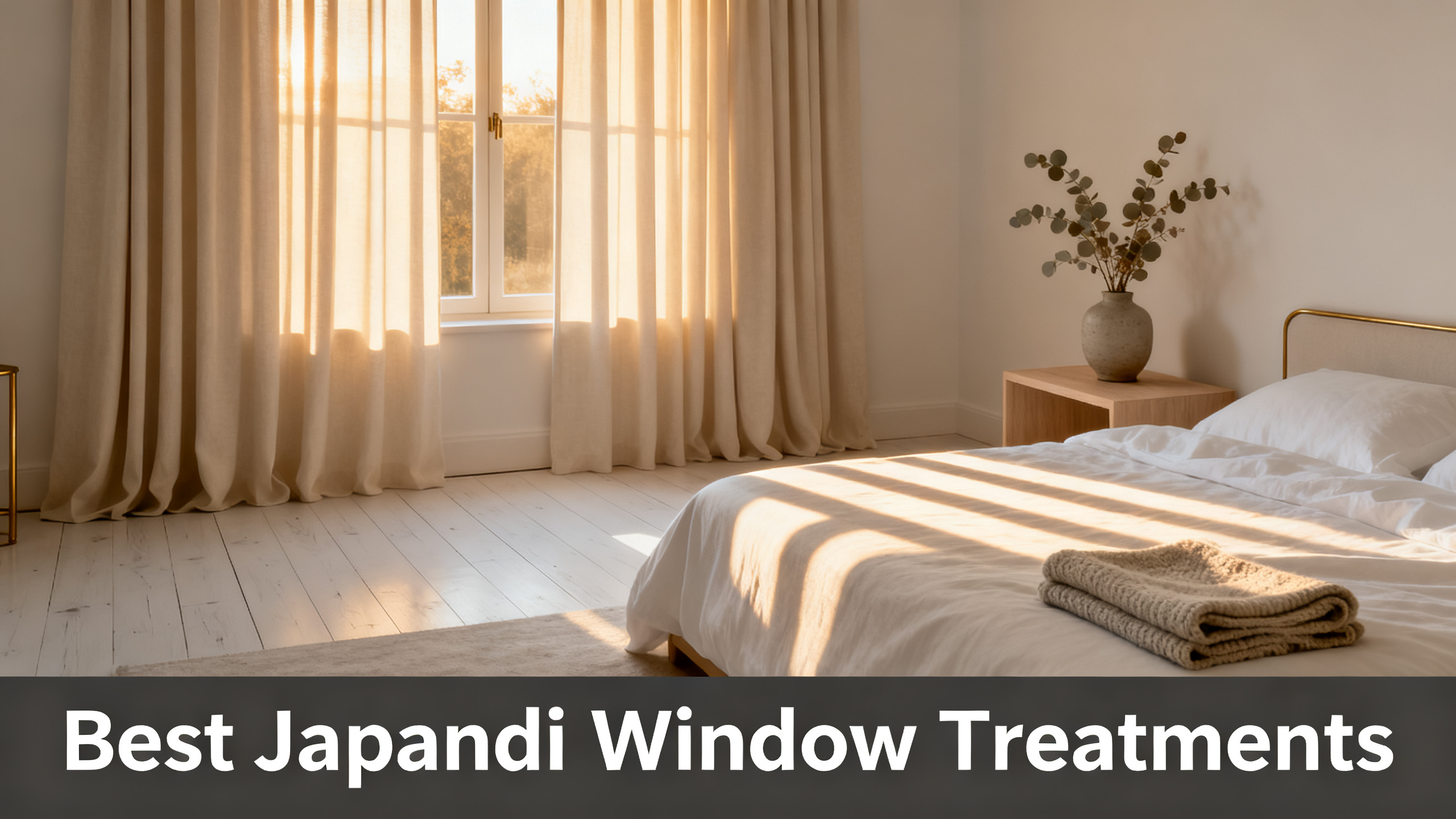 Best Japandi Window Treatments
