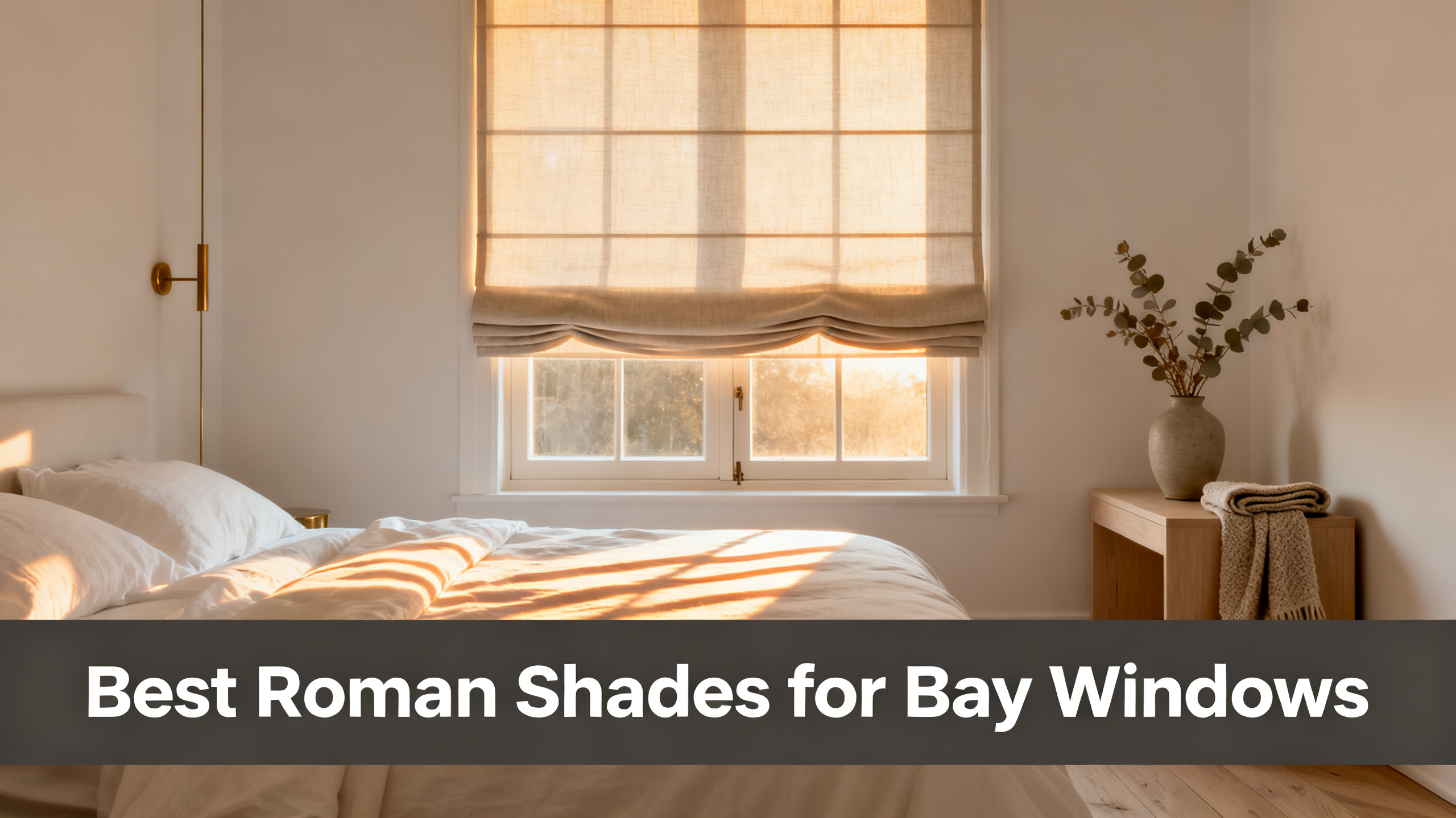 Best Roman Shades for Bay Windows