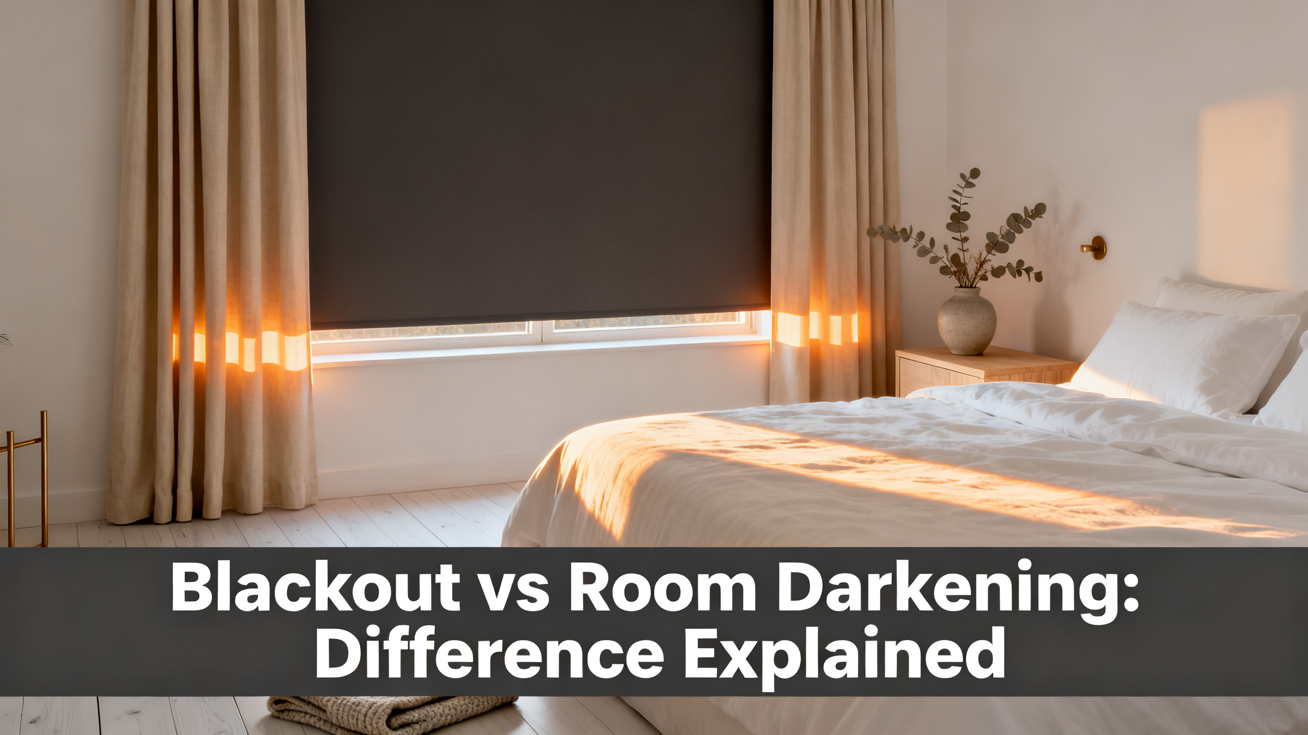 Blackout vs Room Darkening: Difference Explained
