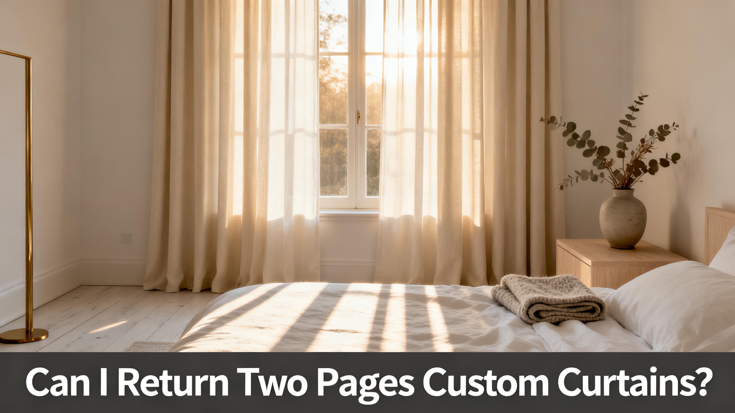 Can I Return Two Pages Custom Curtains?