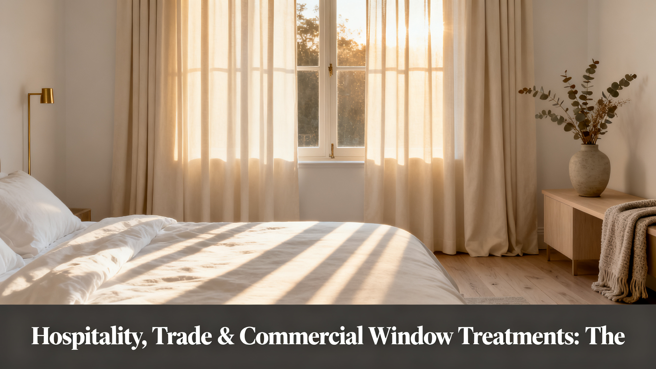 Hospitality, Trade & Commercial Window Treatments: The