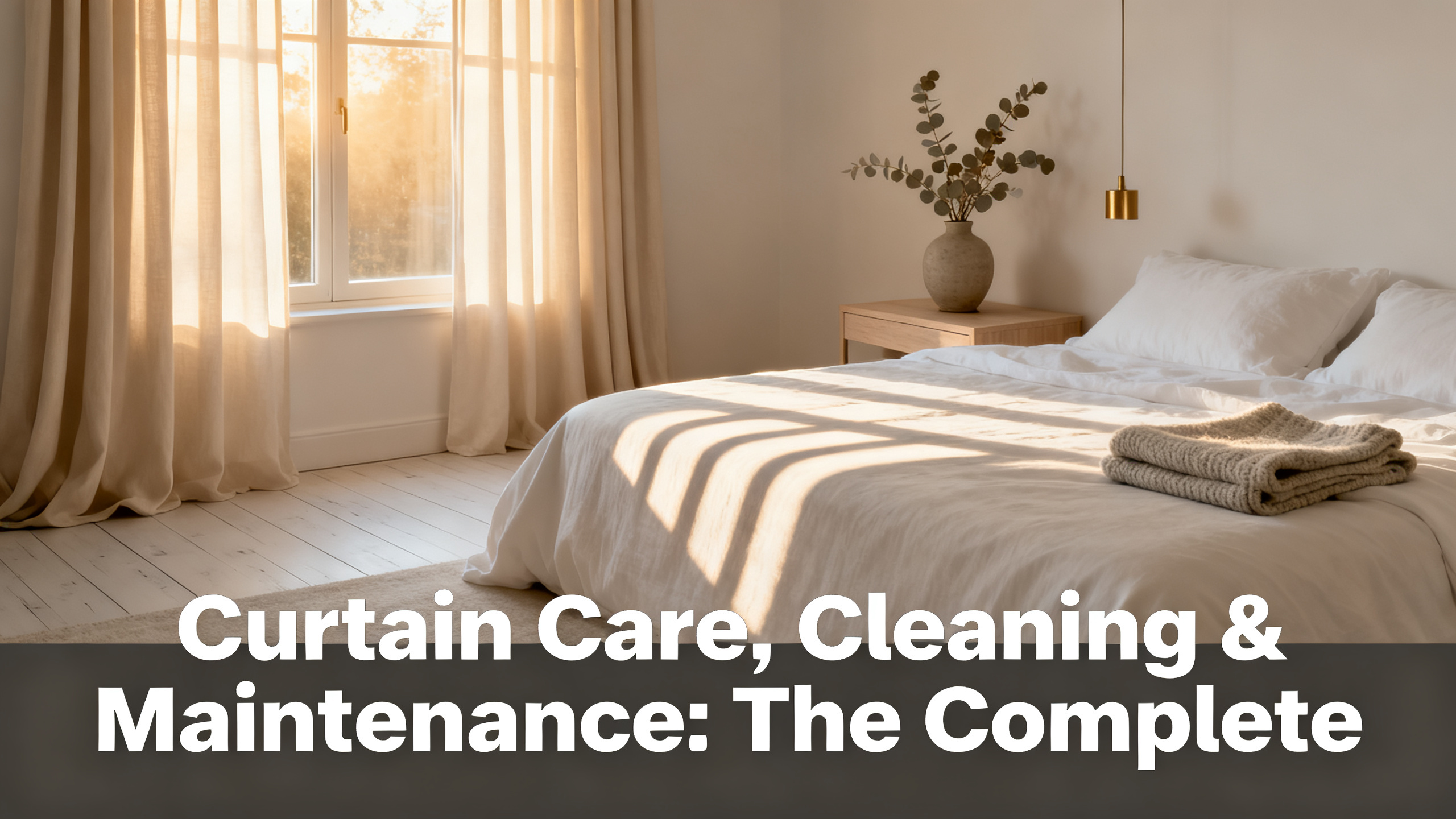 Curtain Care, Cleaning & Maintenance: The Complete