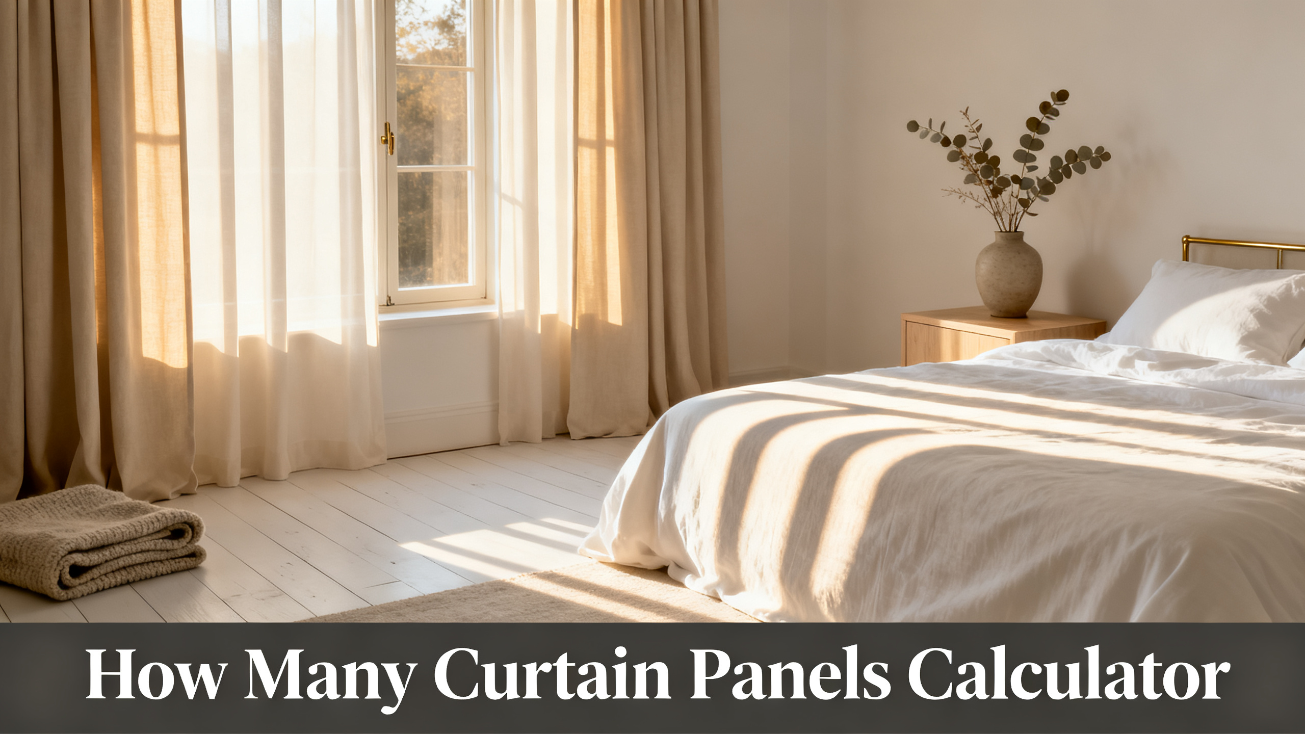 How Many Curtain Panels Calculator
