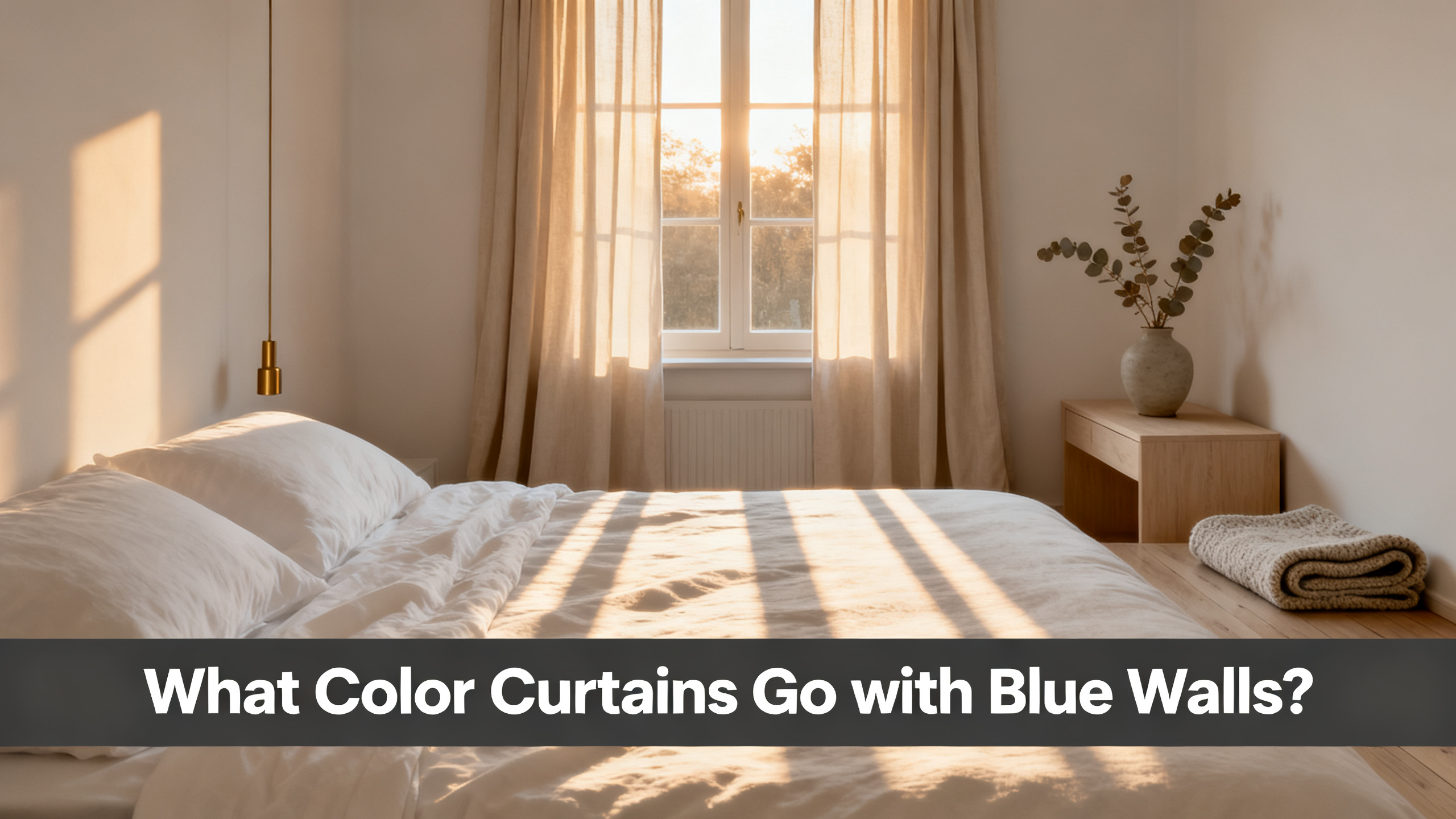 What Color Curtains Go with Blue Walls?