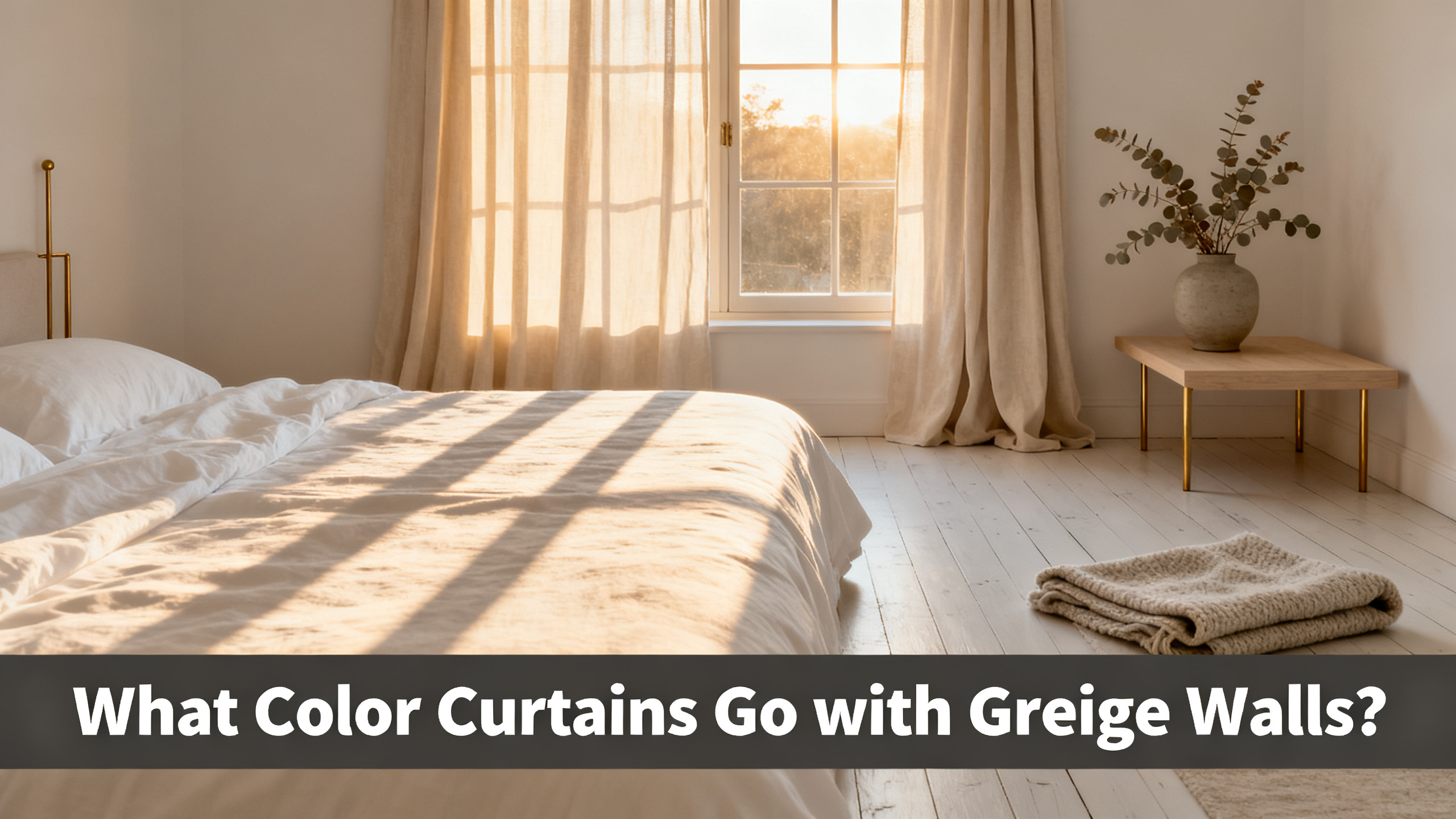 What Color Curtains Go with Greige Walls?