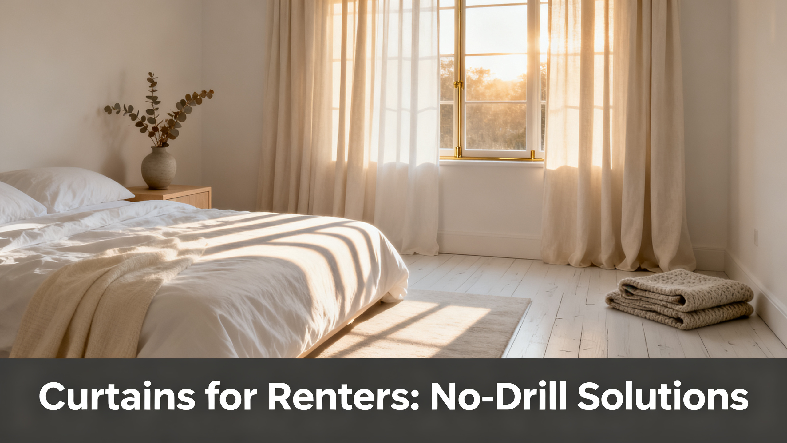 Curtains for Renters: No-Drill Solutions