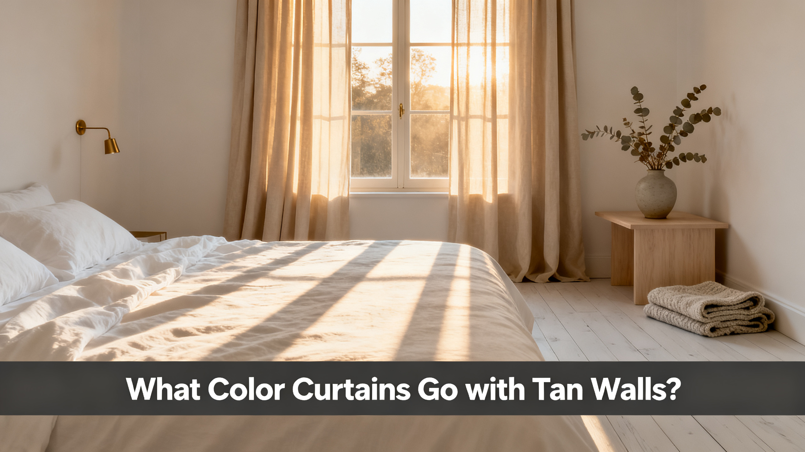 What Color Curtains Go with Tan Walls?