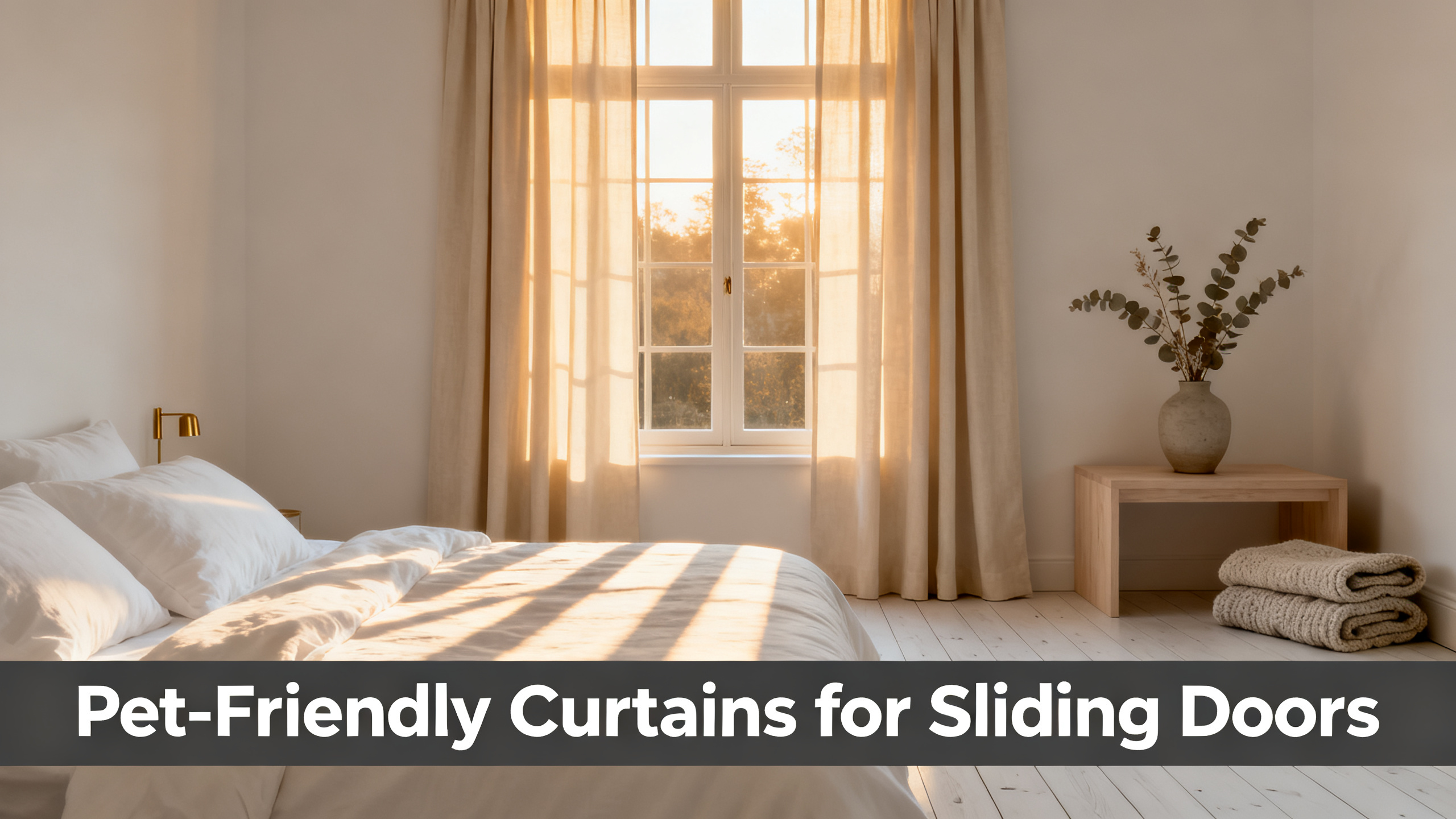 Pet-Friendly Curtains for Sliding Doors