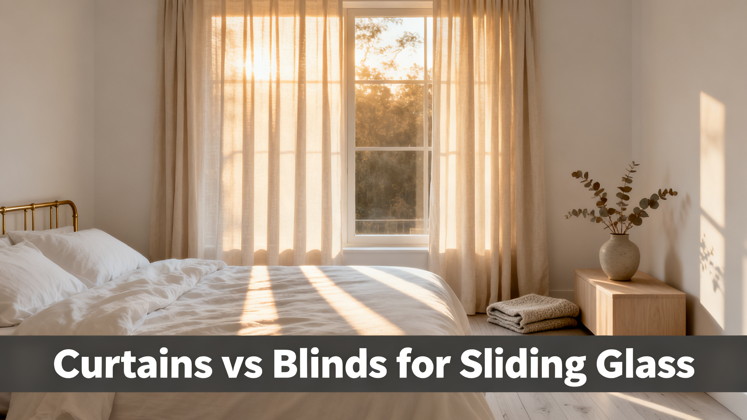 Curtains vs Blinds for Sliding Glass