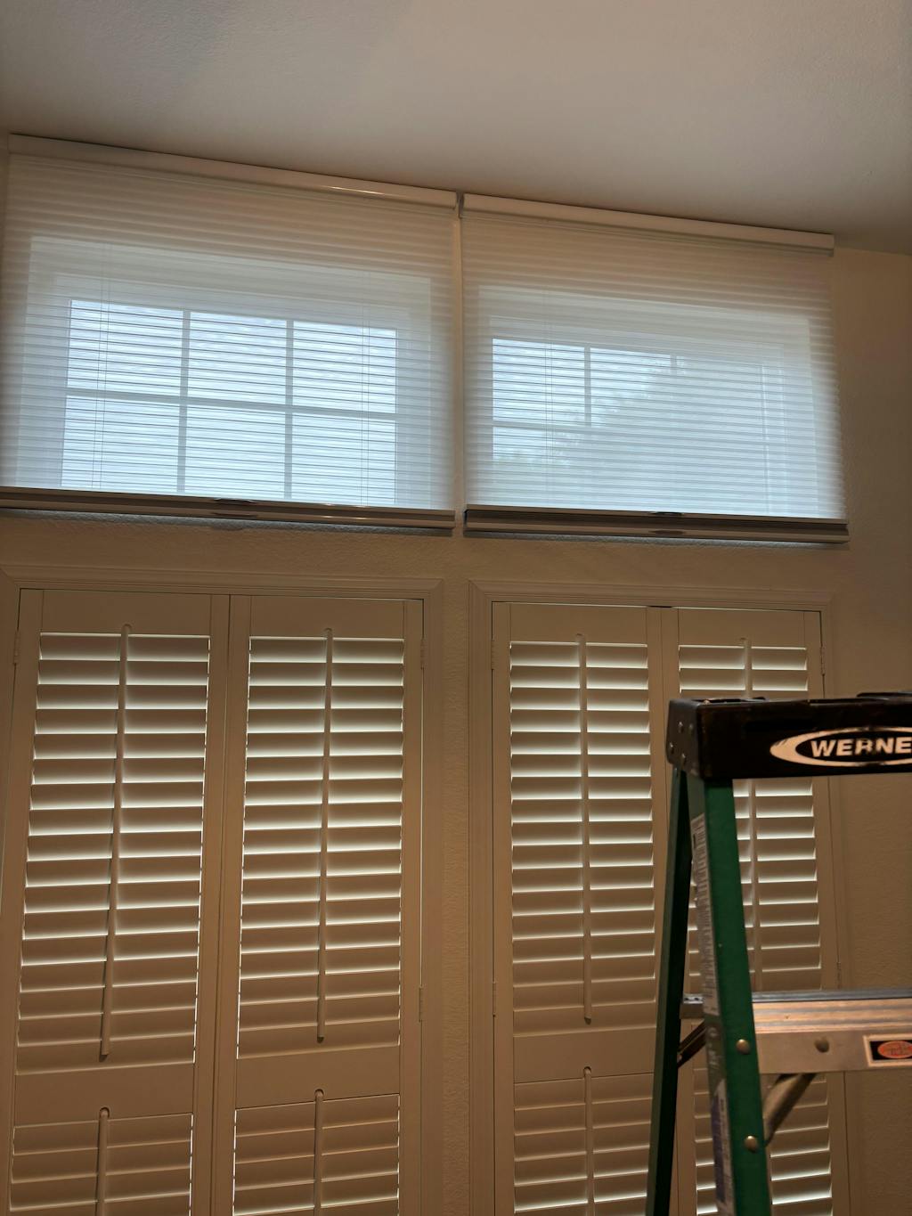 Aura Day Night Blackout Cellular Shades Cordless customer install