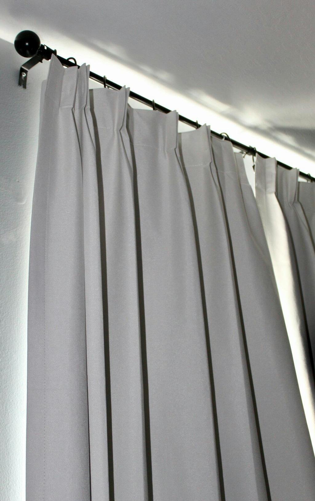 Lila 100% Blackout Drape Pleated — pleated (5★, verified)