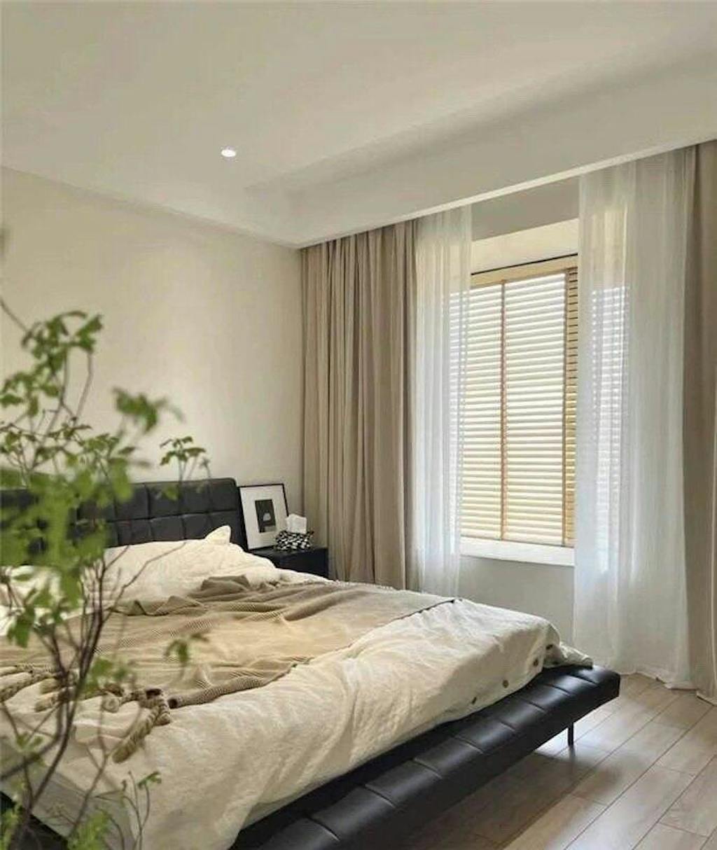 Lila 100% Blackout Drape Pleated — bedroom, pleated (5★, verified)