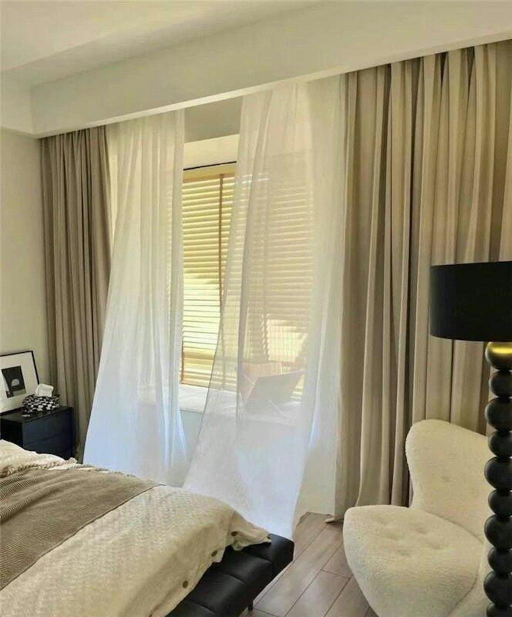 Lila 100% Blackout Drape Pleated — bedroom, pleated (5★, verified)