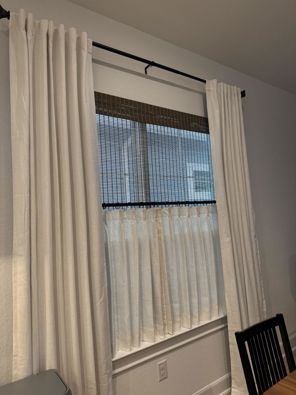 Liz Linen Pleated Cafe Curtains, apartment, pleated (5★, verified)