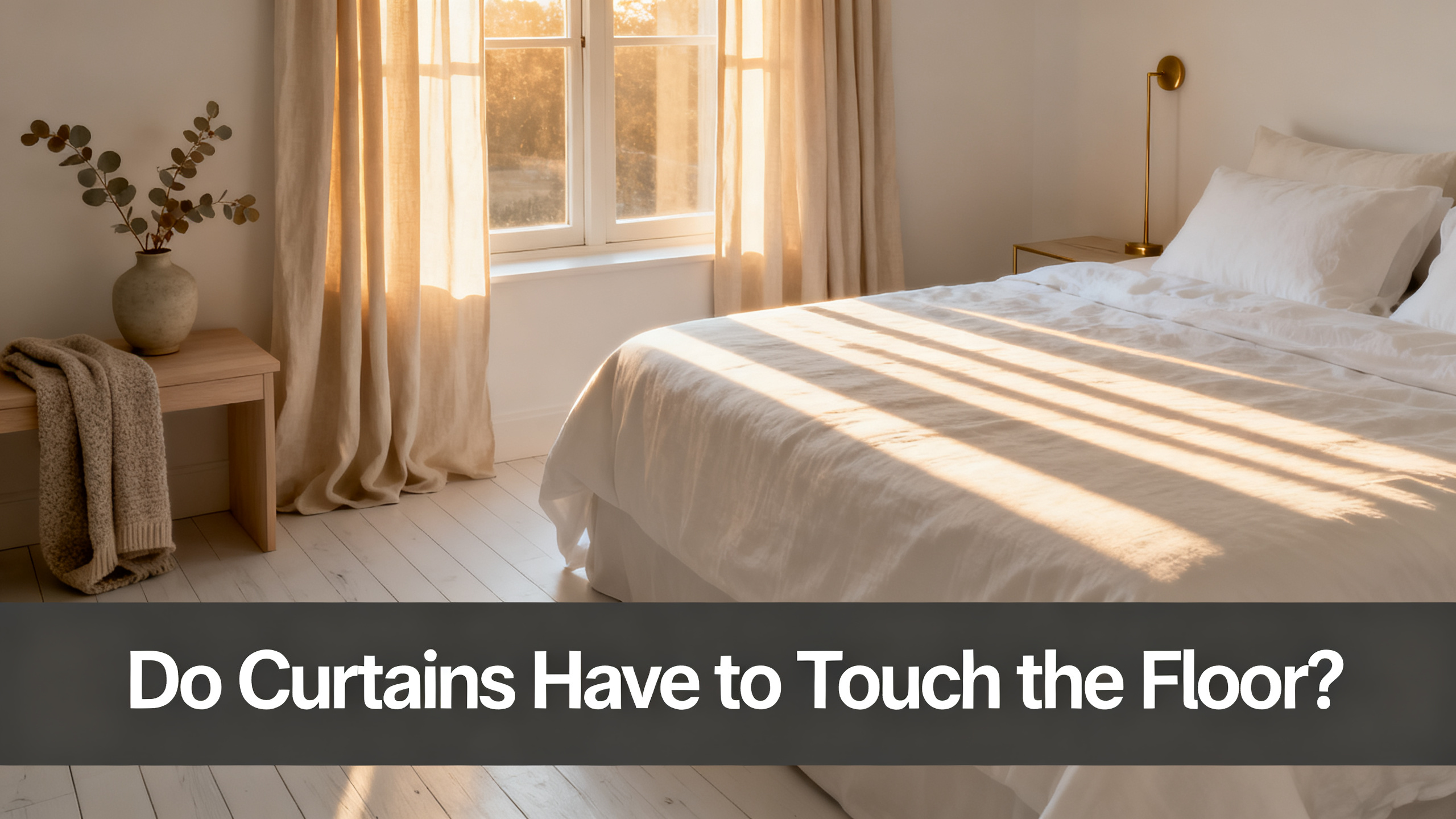 Do Curtains Have to Touch the Floor?