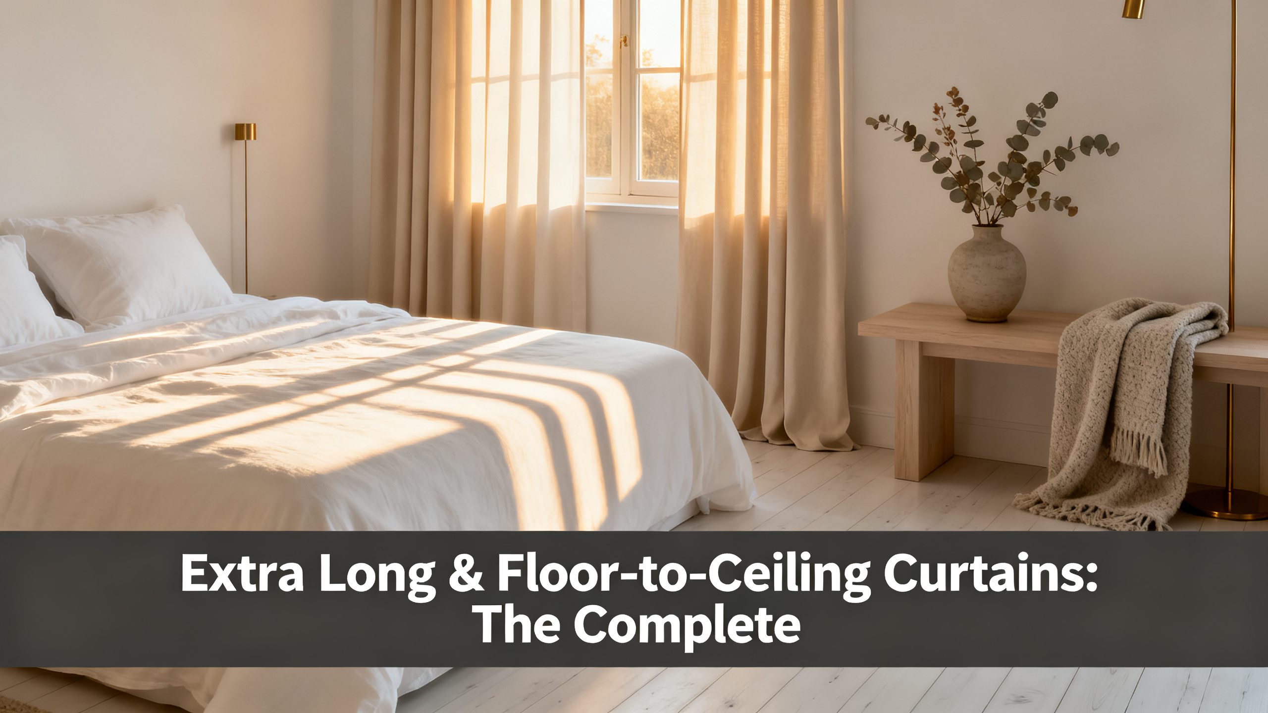 Extra Long & Floor-to-Ceiling Curtains: The Complete