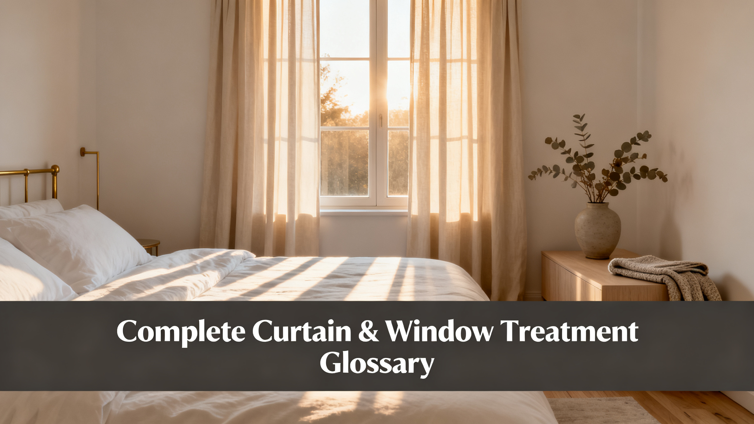 Complete Curtain & Window Treatment Glossary