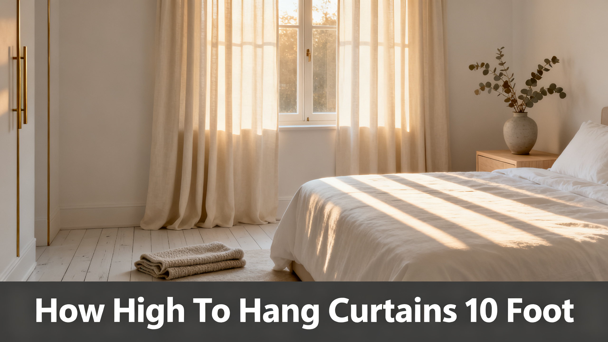 How High To Hang Curtains 10 Foot