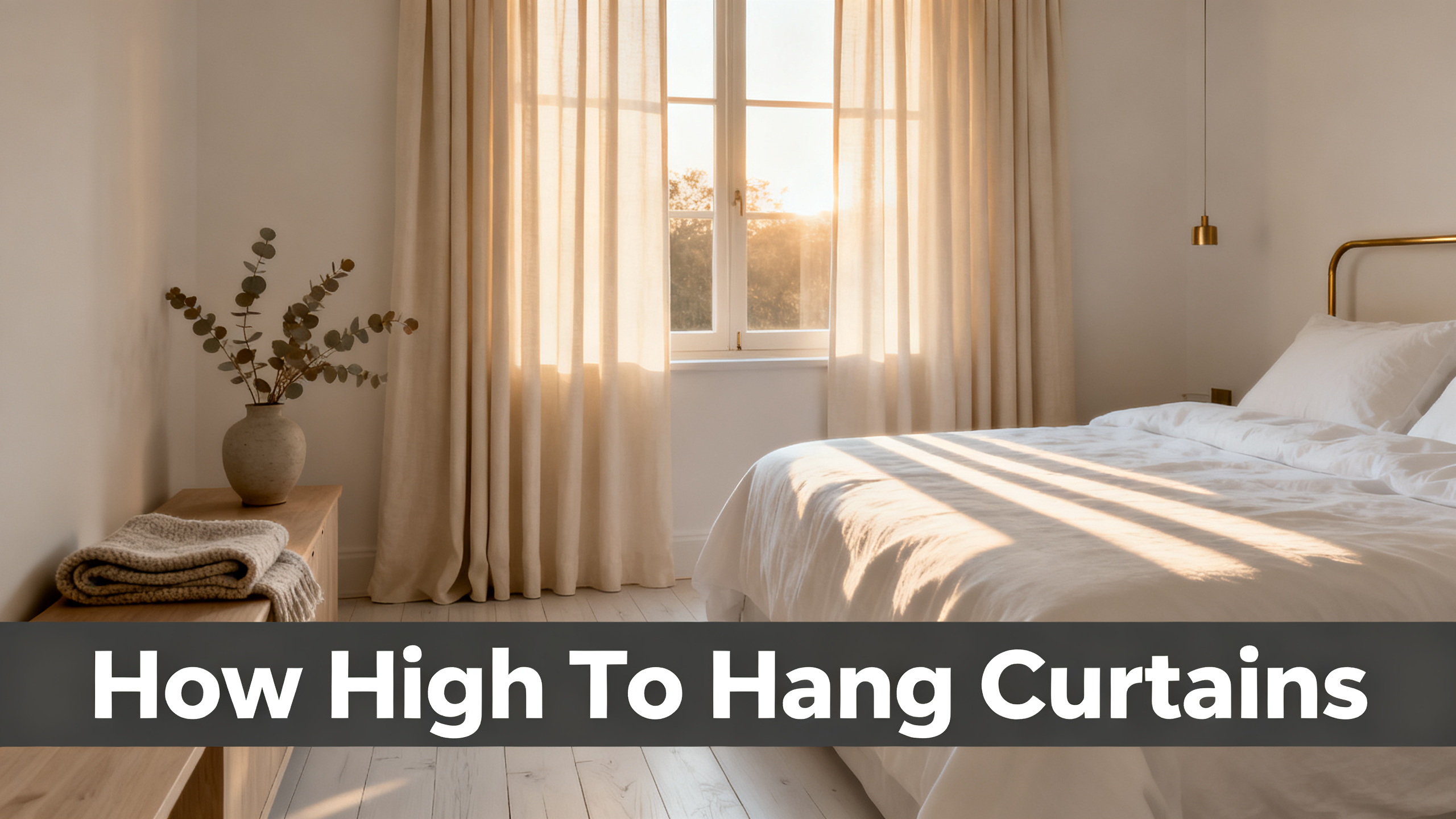 How High To Hang Curtains