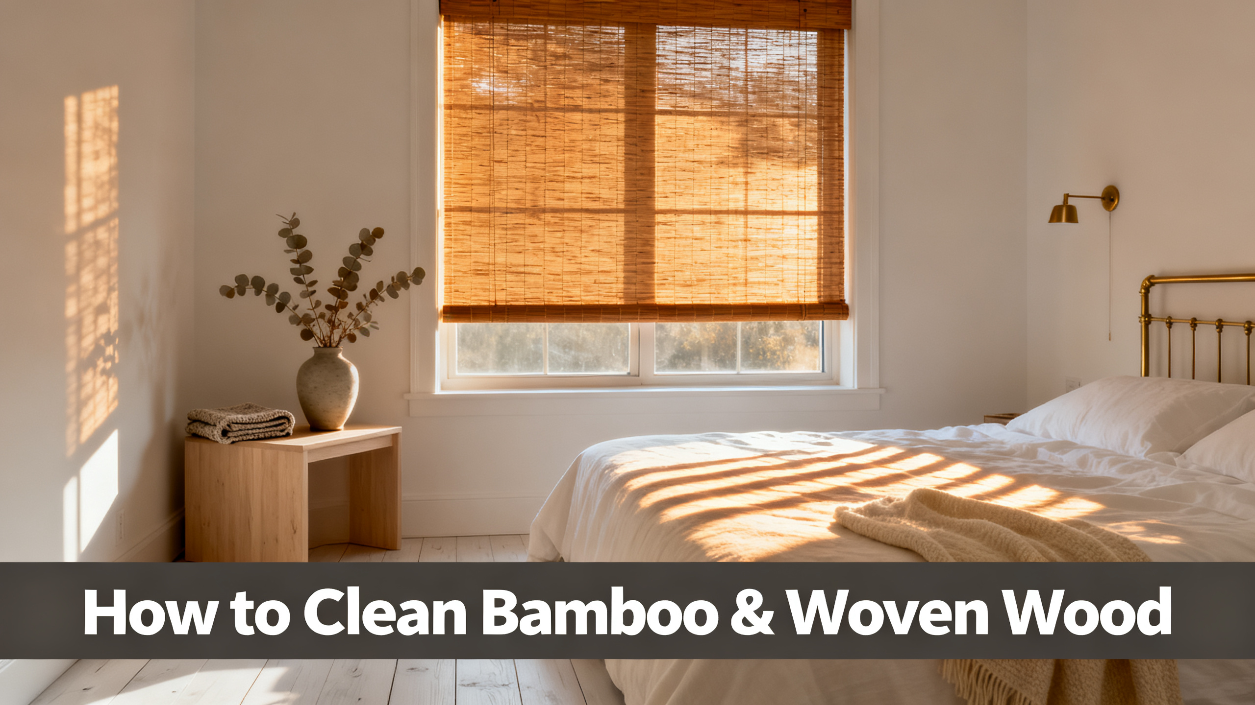 How to Clean Bamboo & Woven Wood