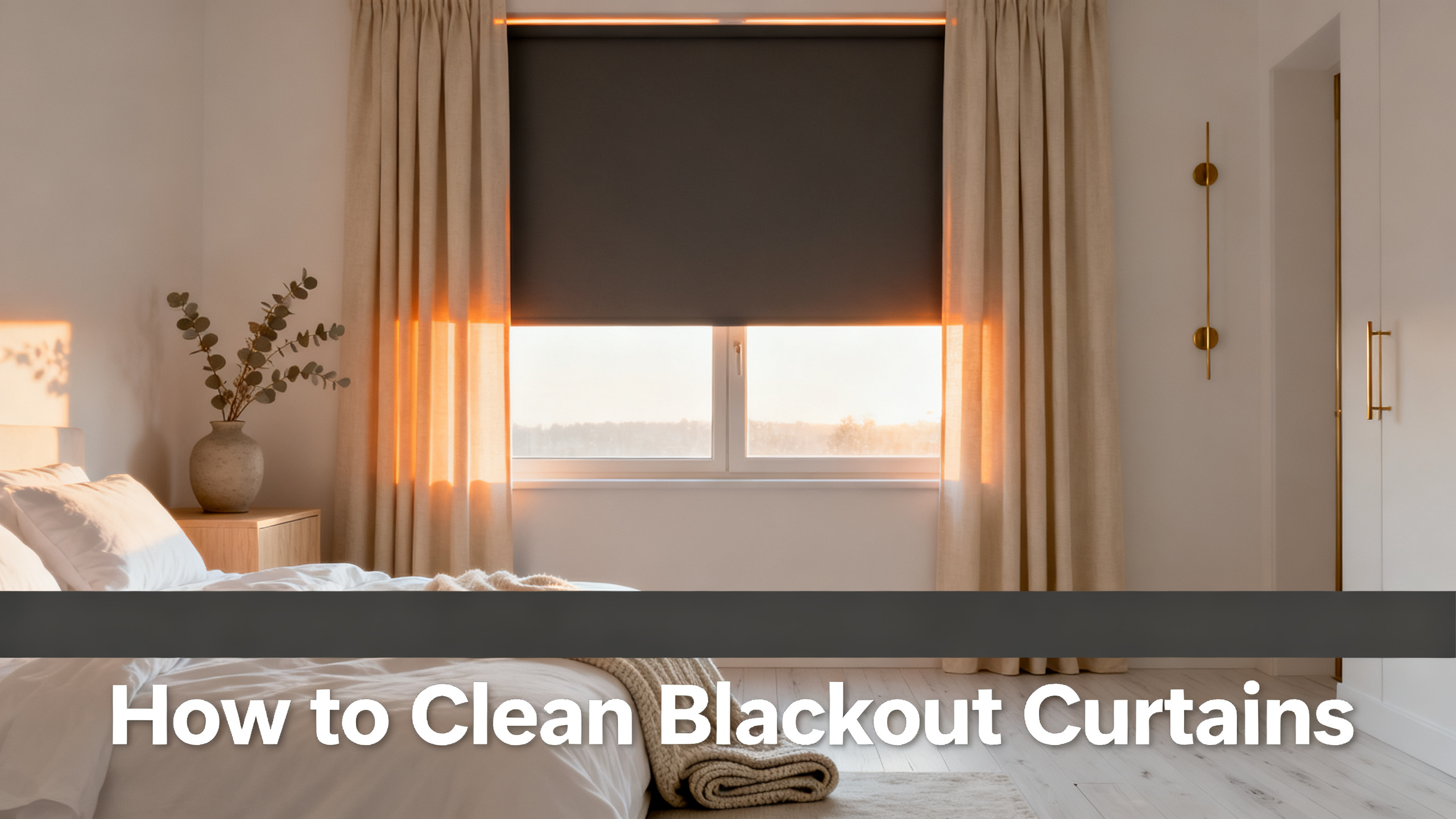 How to Clean Blackout Curtains