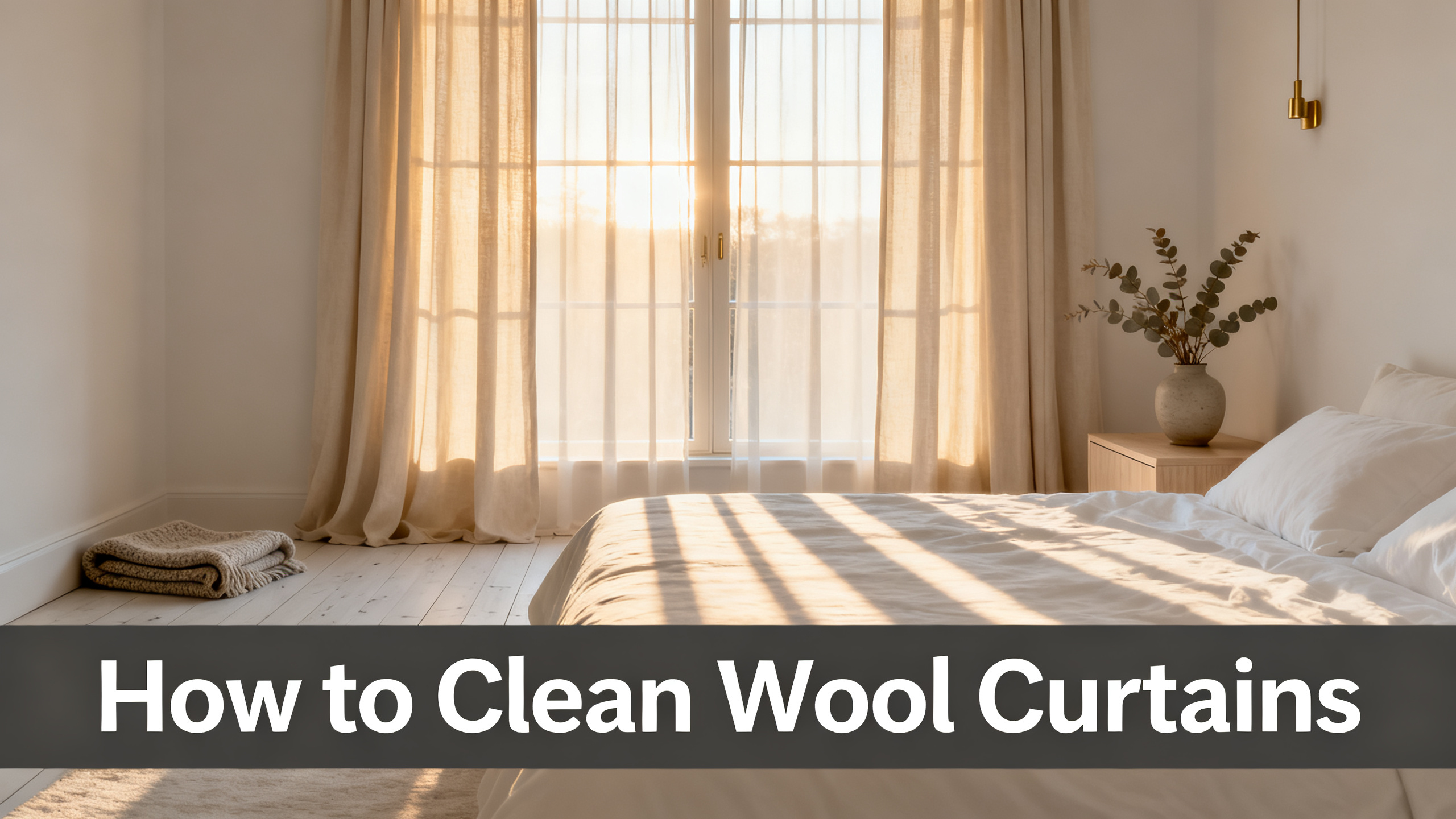 How to Clean Wool Curtains
