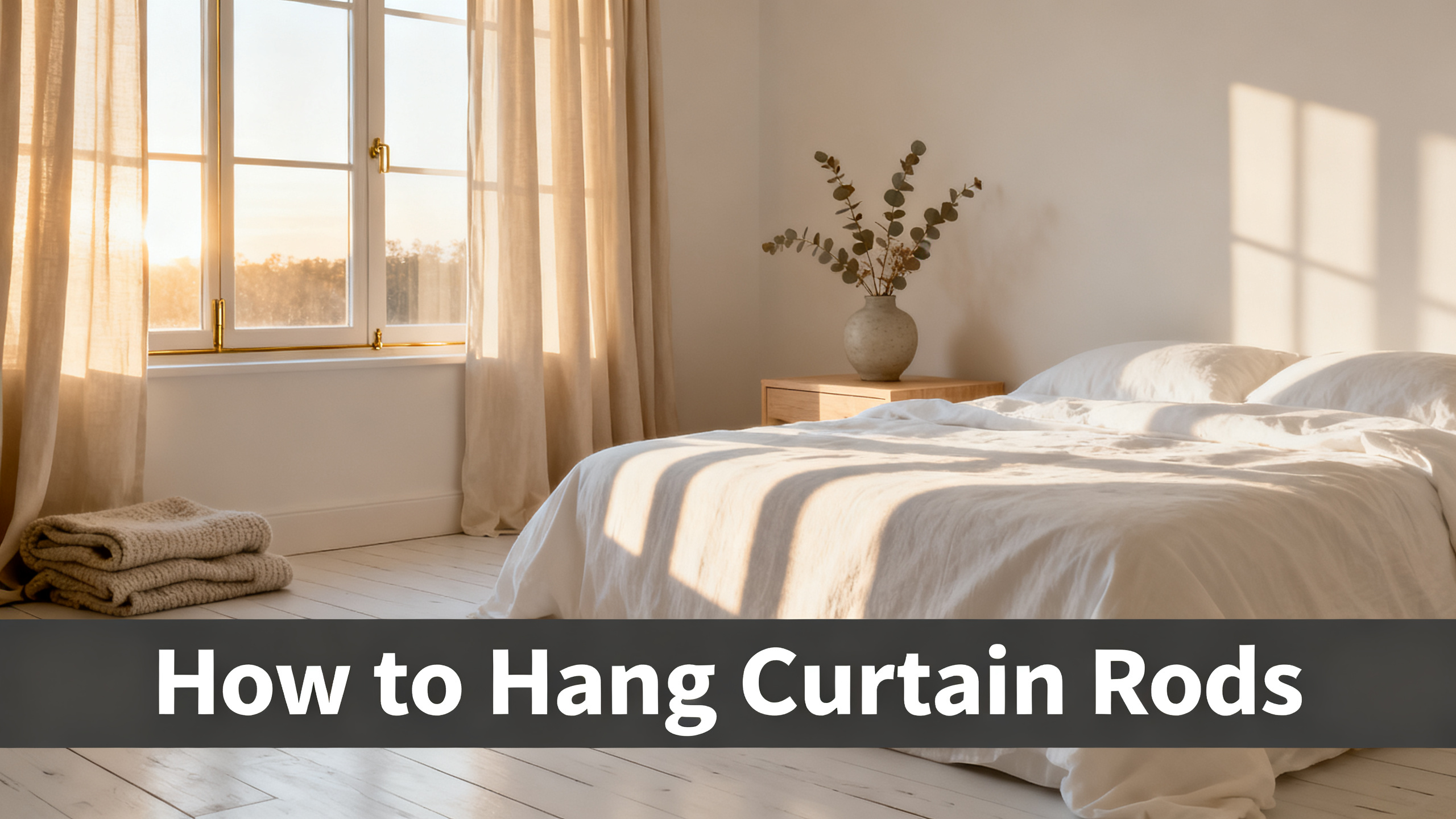 How to Hang Curtain Rods