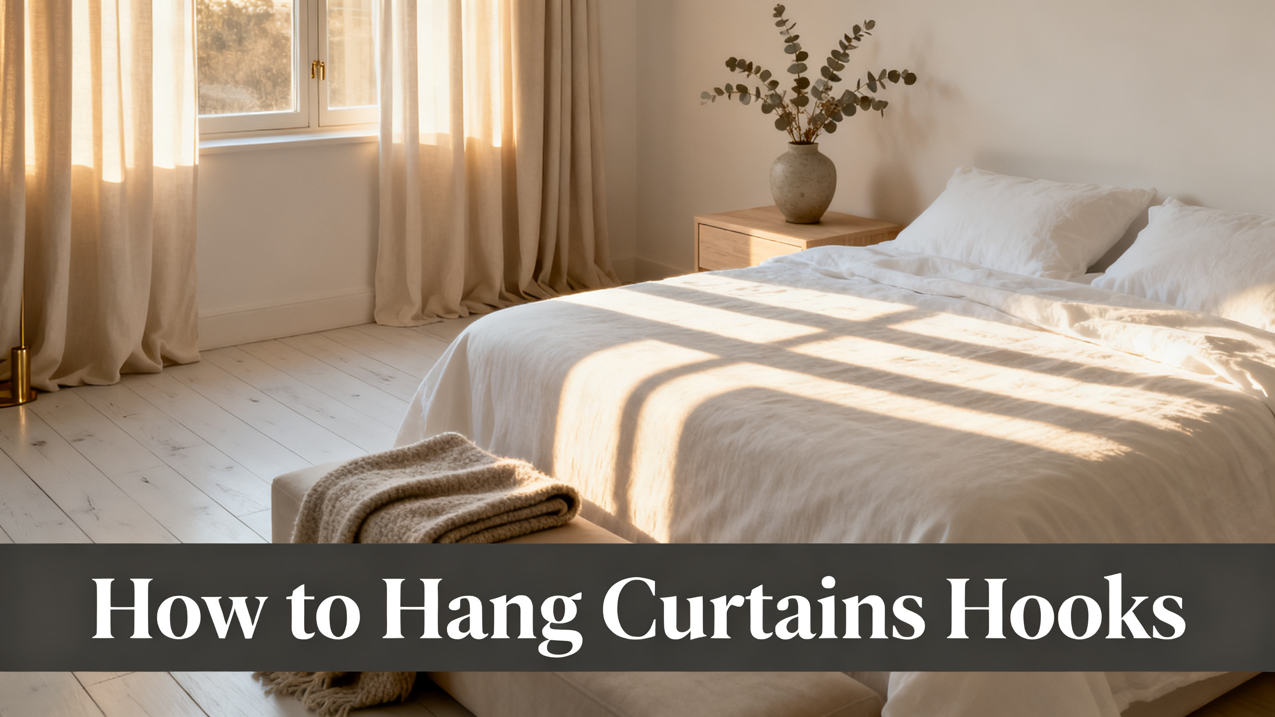 How to Hang Curtains Hooks