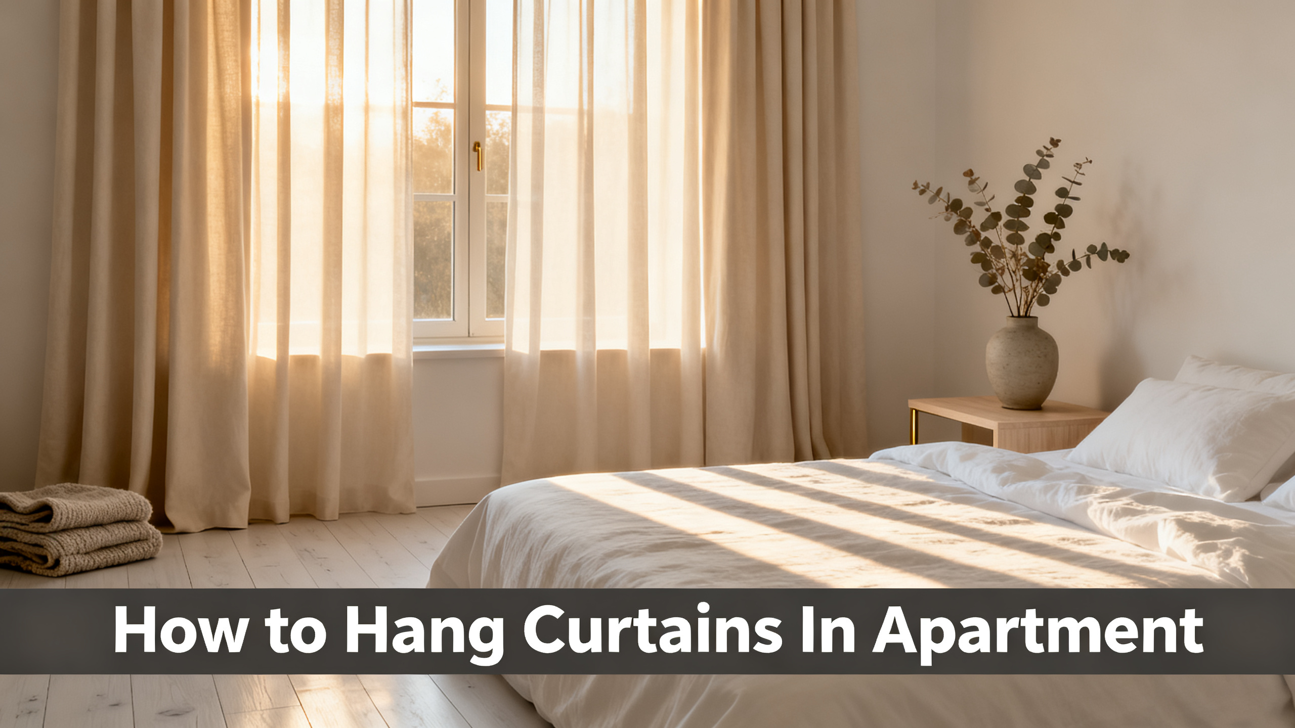 How to Hang Curtains In Apartment