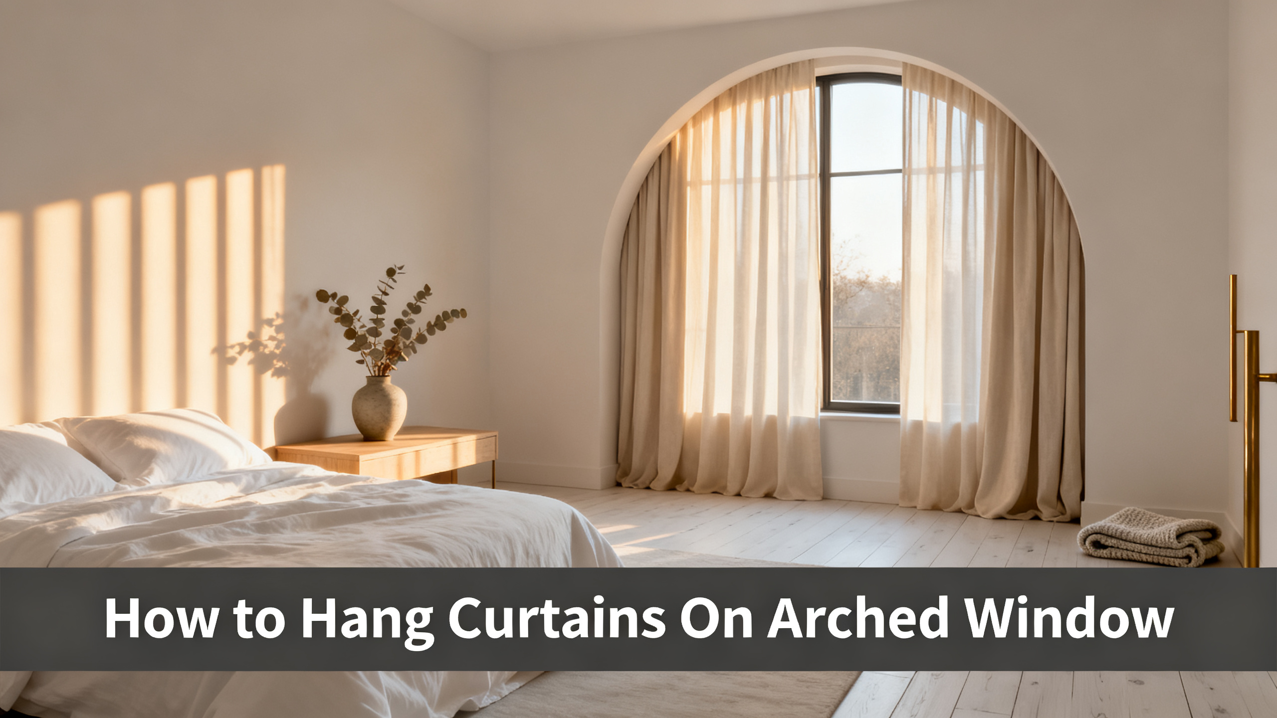 How to Hang Curtains On Arched Window