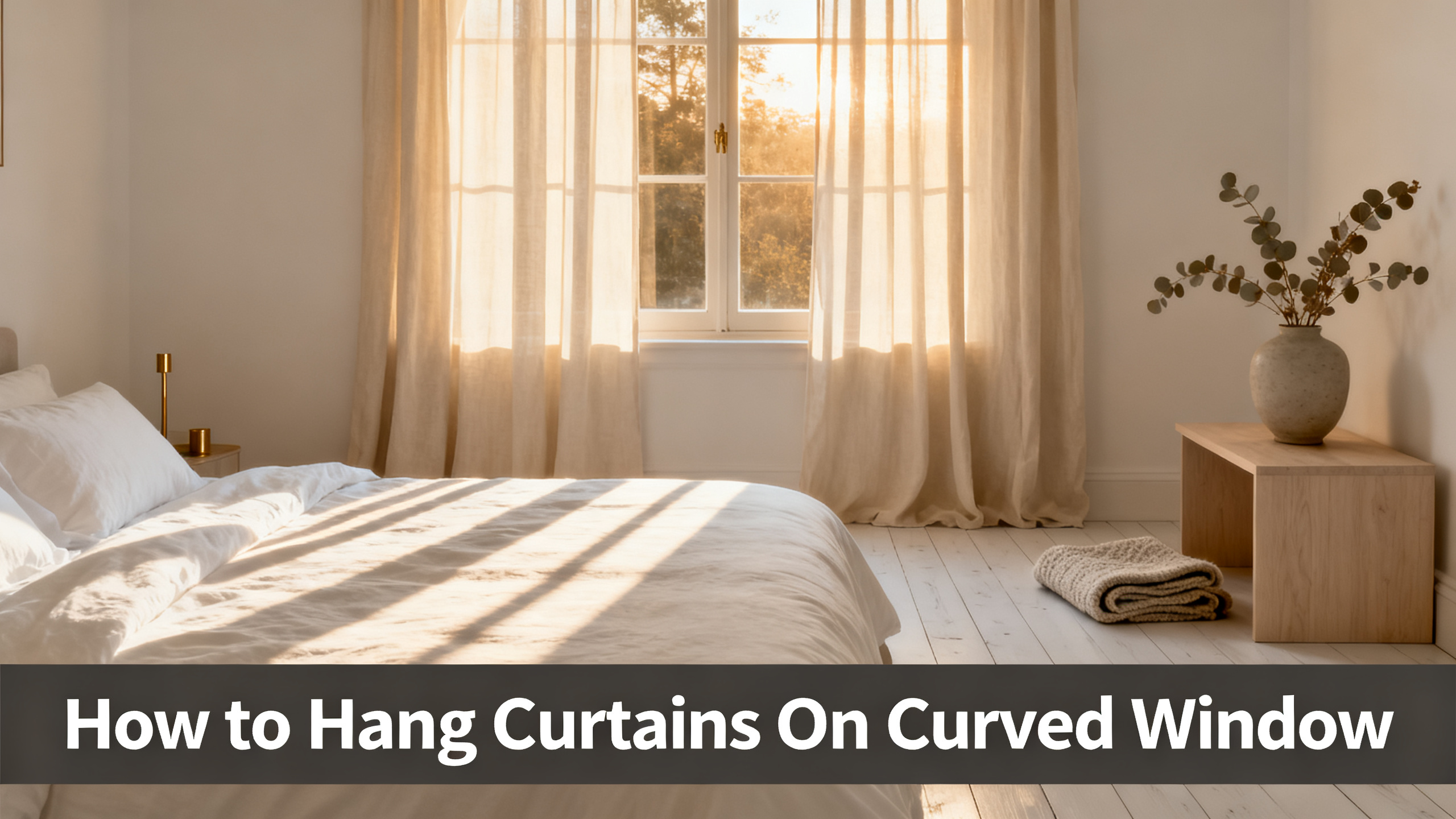 How to Hang Curtains On Curved Window