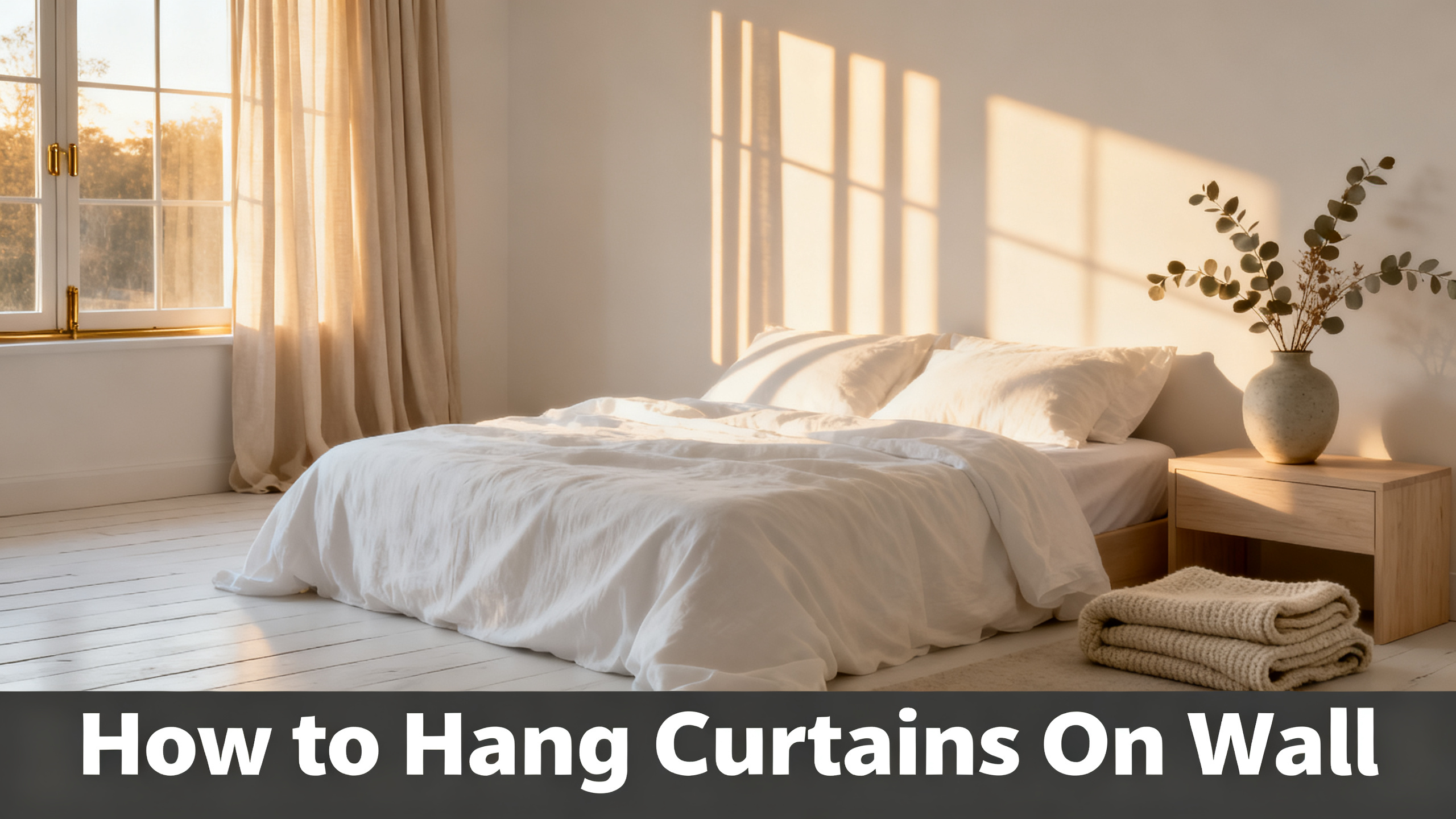 How to Hang Curtains On Wall