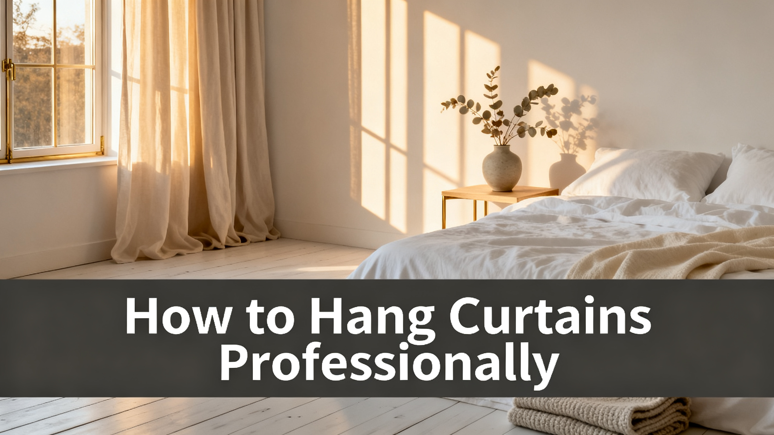 How to Hang Curtains Professionally