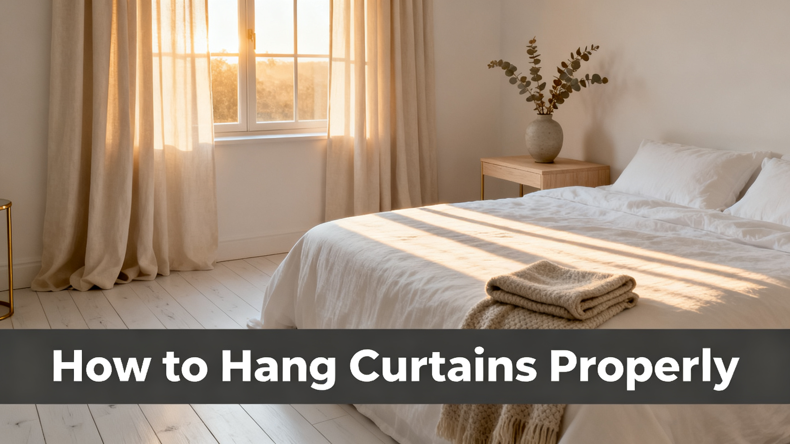 How to Hang Curtains Properly