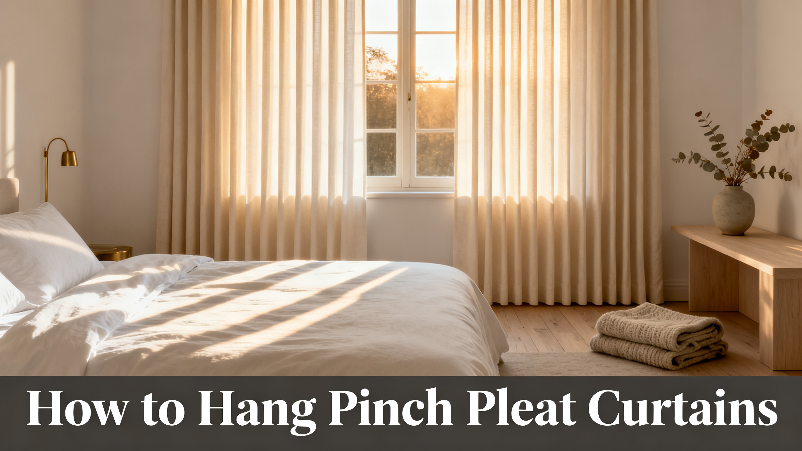 How to Hang Pinch Pleat Curtains
