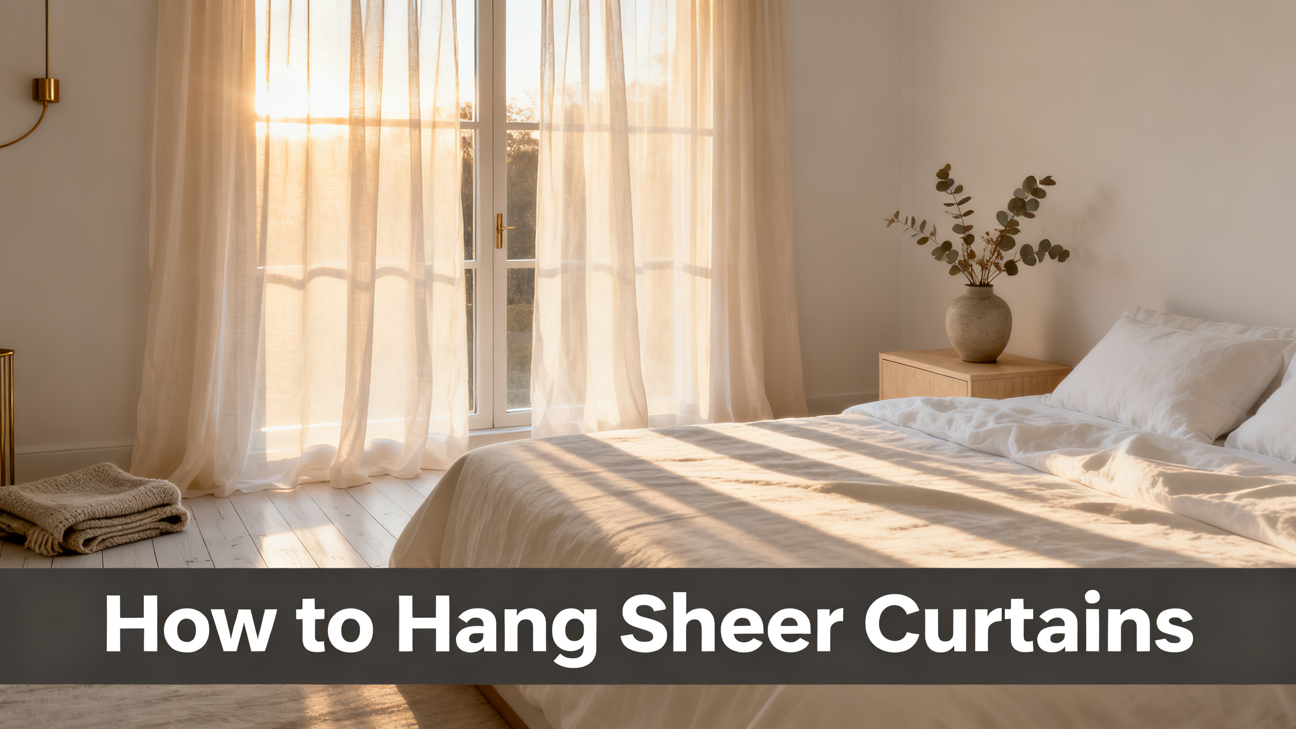 How to Hang Sheer Curtains