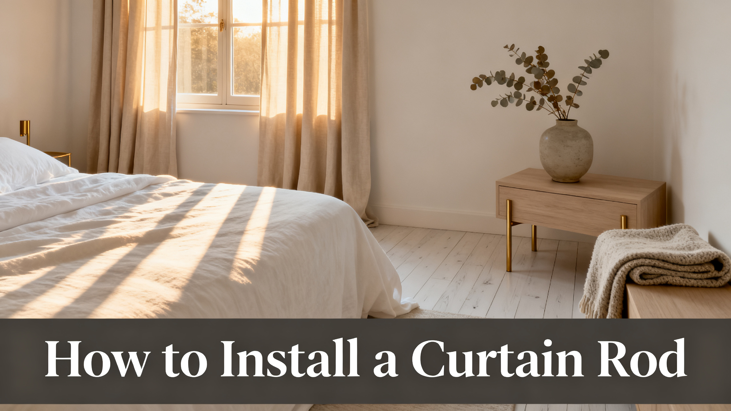 How to Install a Curtain Rod