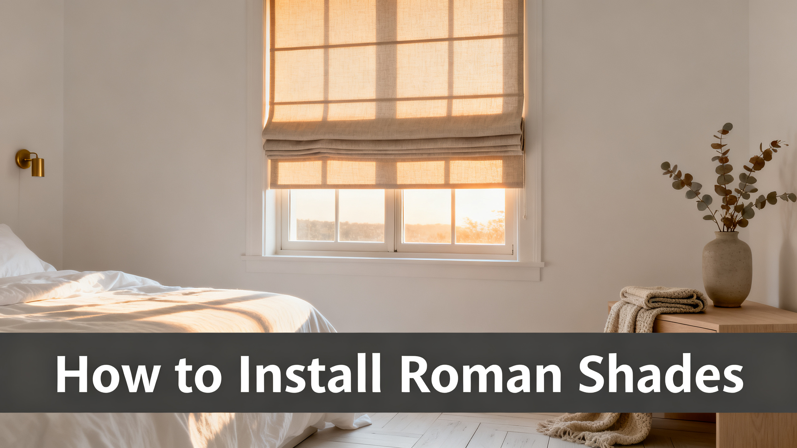How to Install Roman Shades