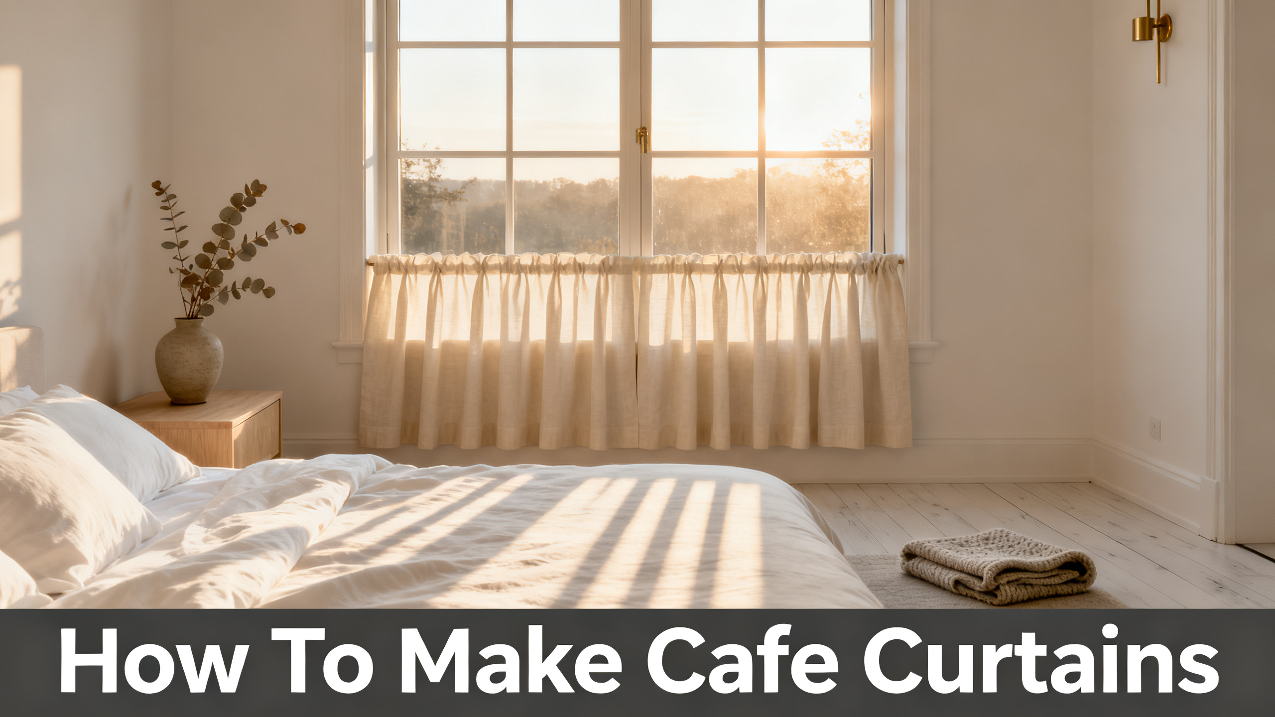 How To Make Cafe Curtains