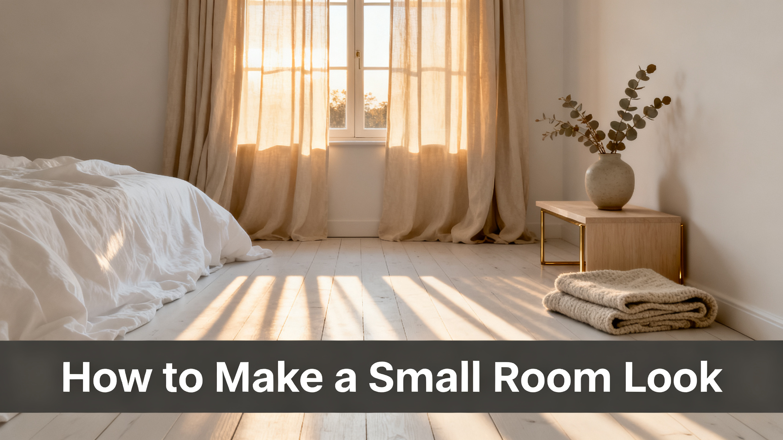 How to Make a Small Room Look