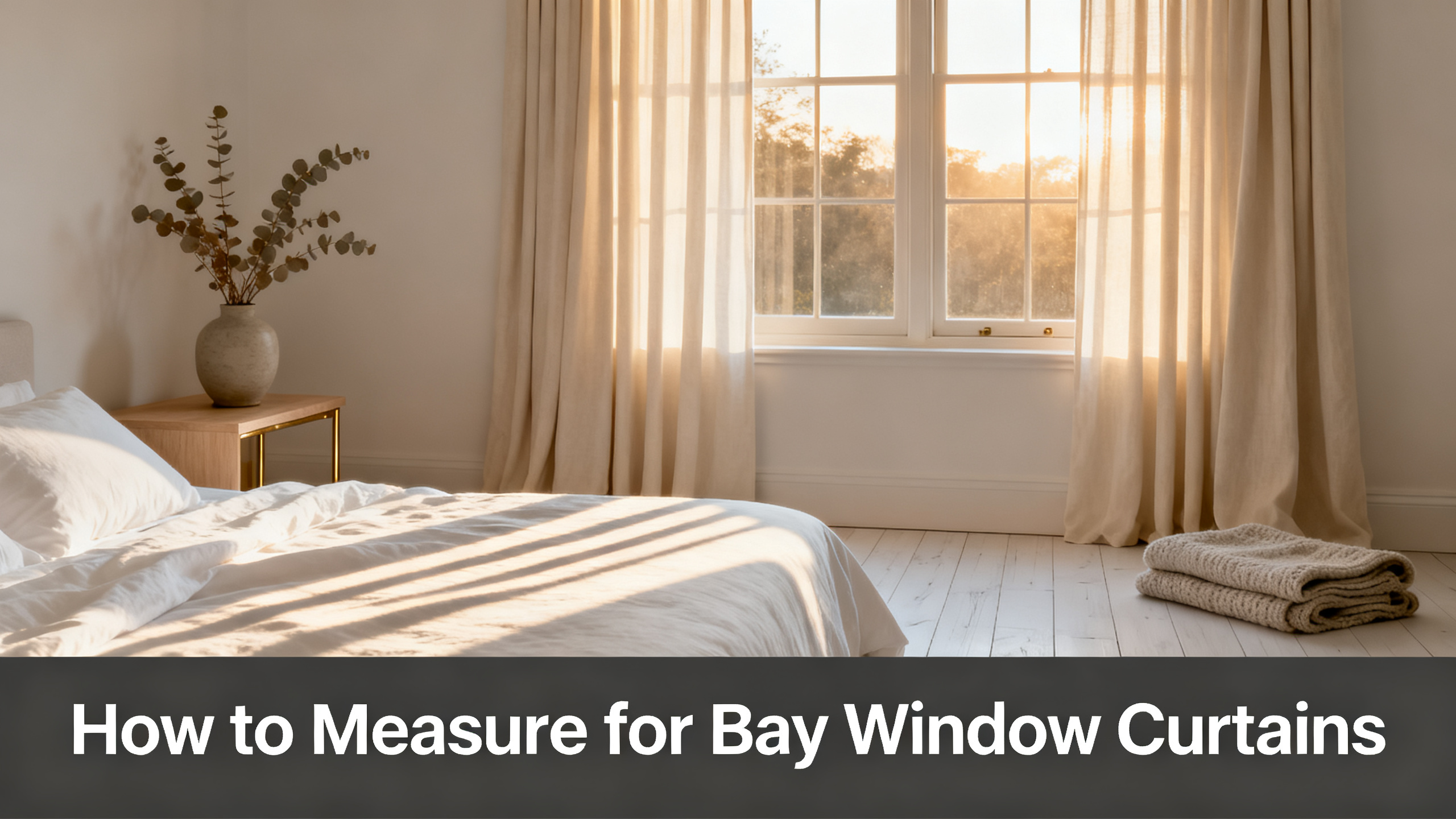How to Measure for Bay Window Curtains
