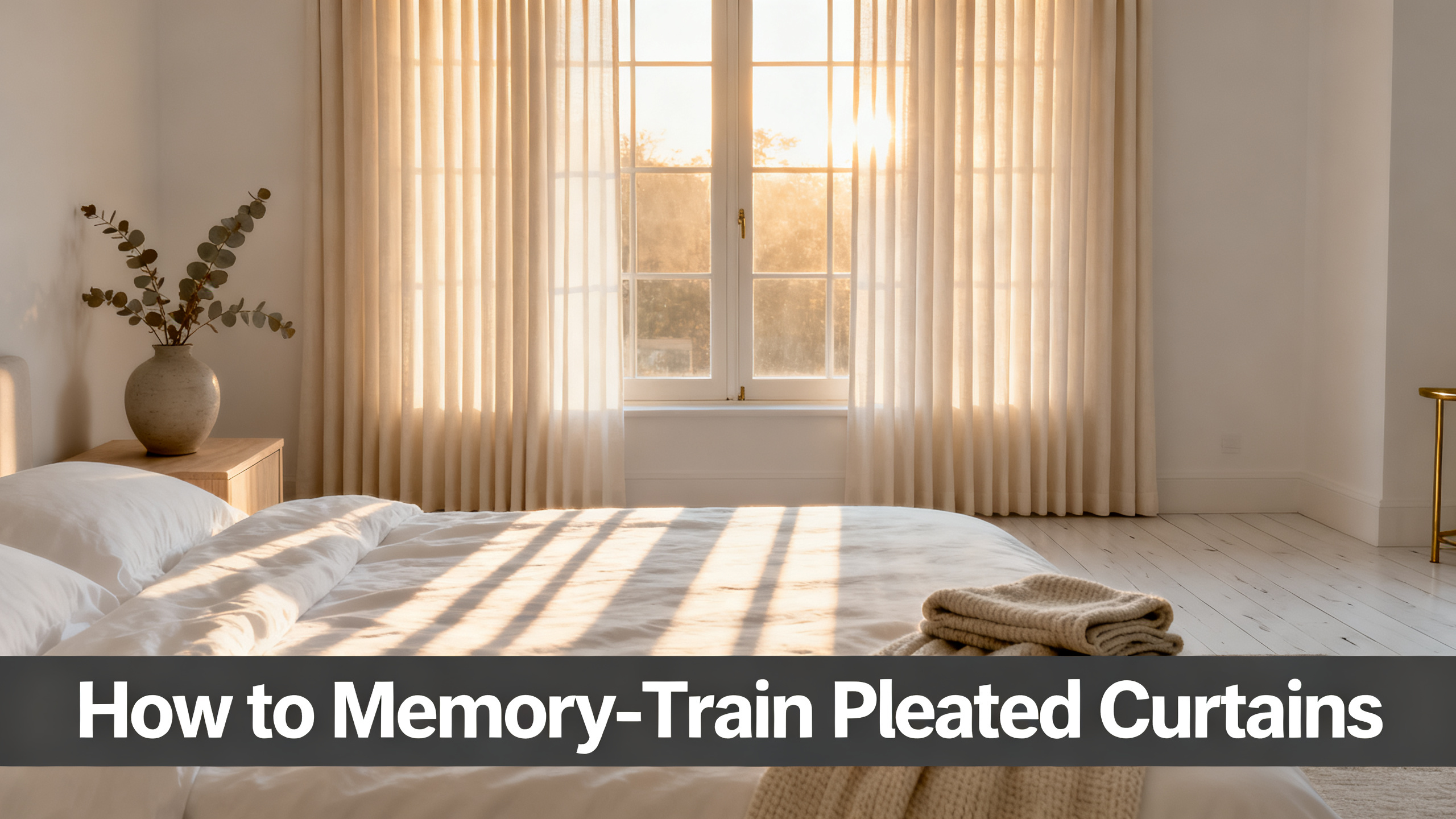 How to Memory-Train Pleated Curtains