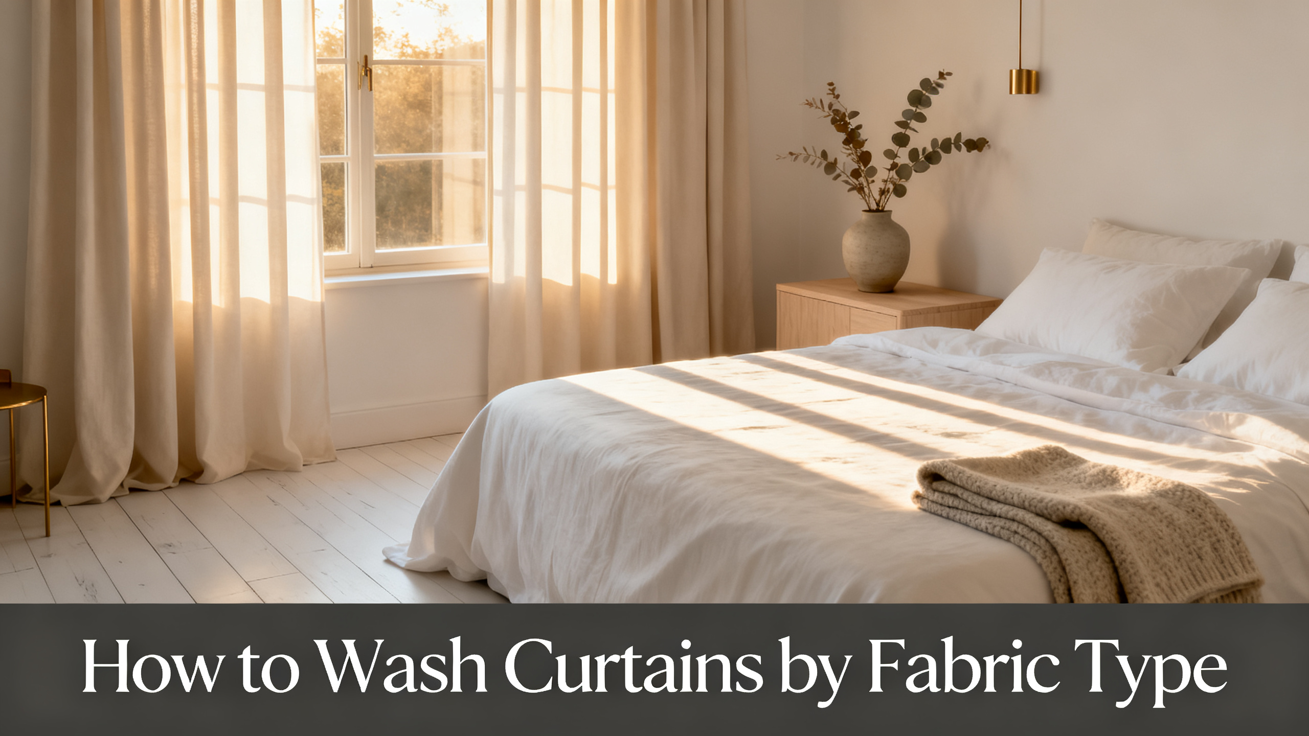 How to Wash Curtains by Fabric Type