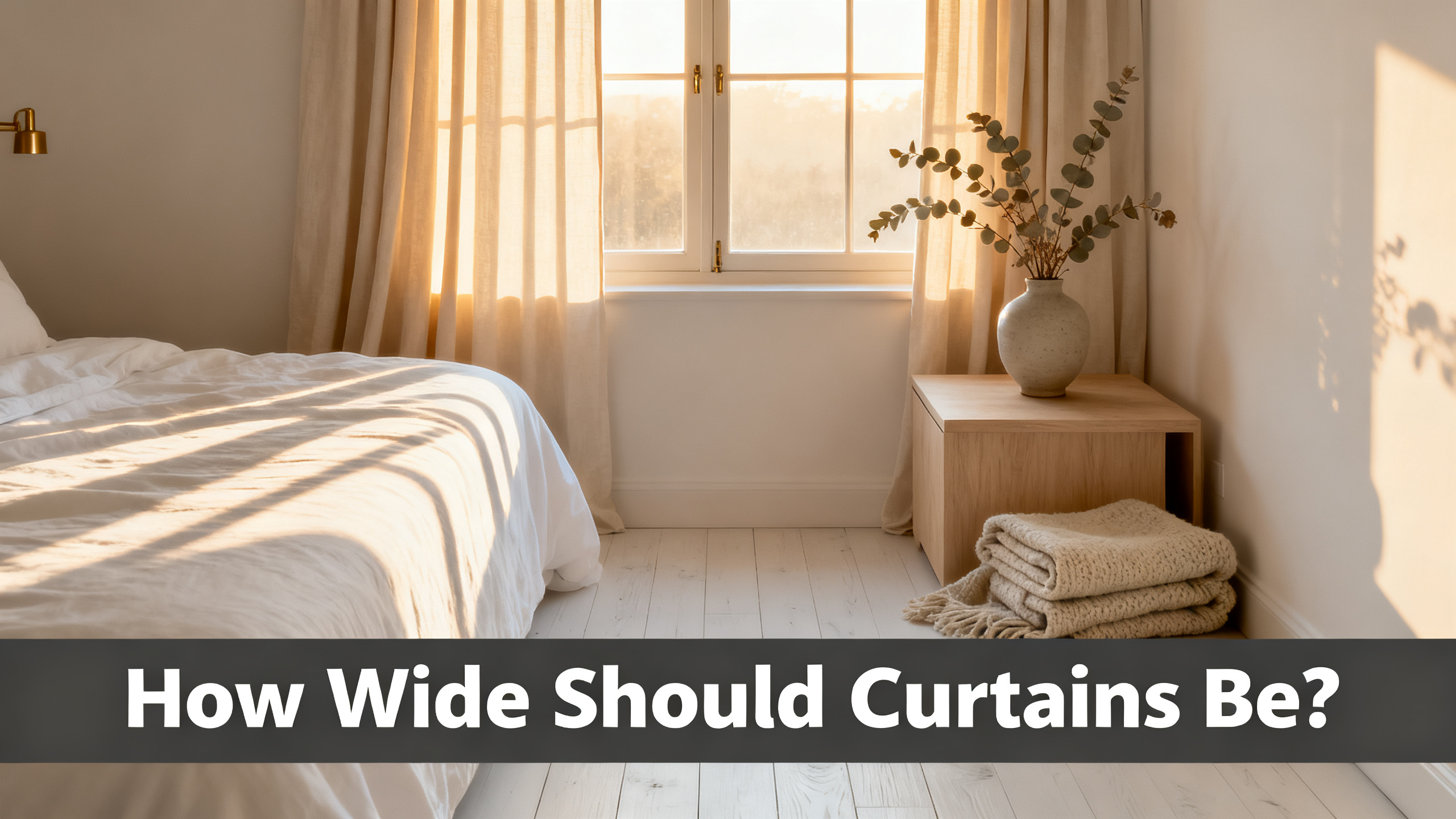 How Wide Should Curtains Be?