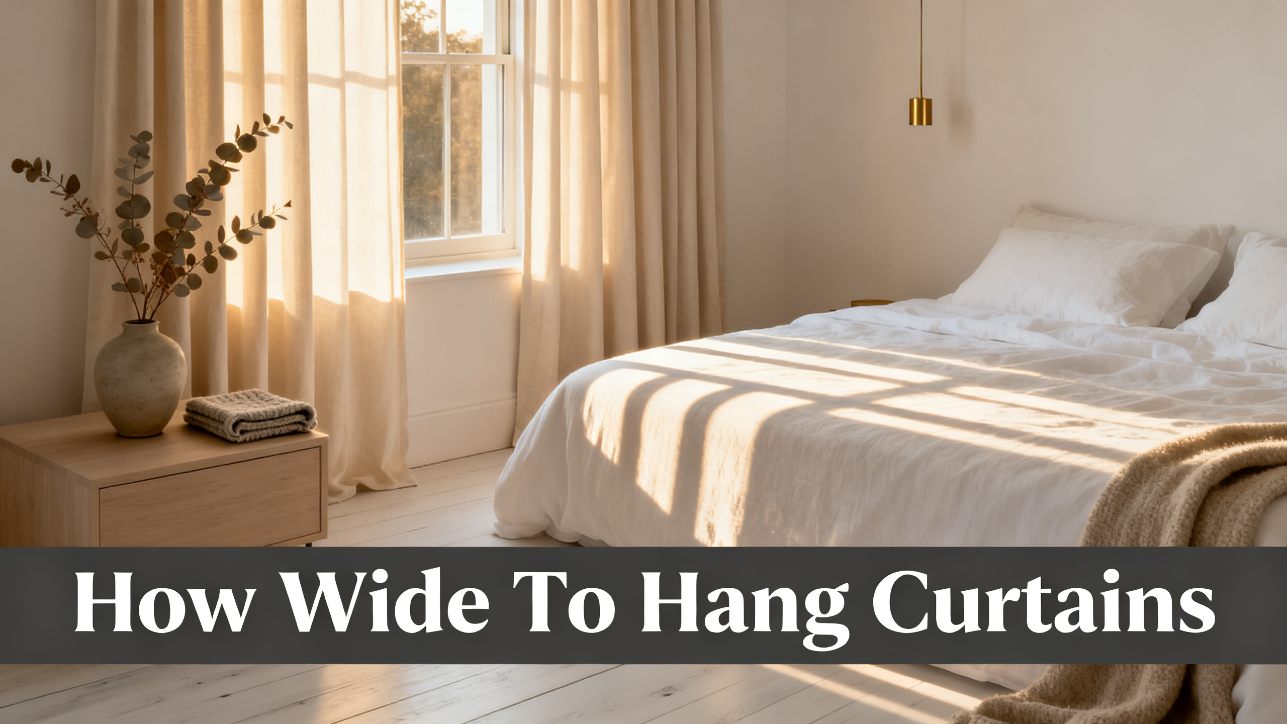 How Wide To Hang Curtains
