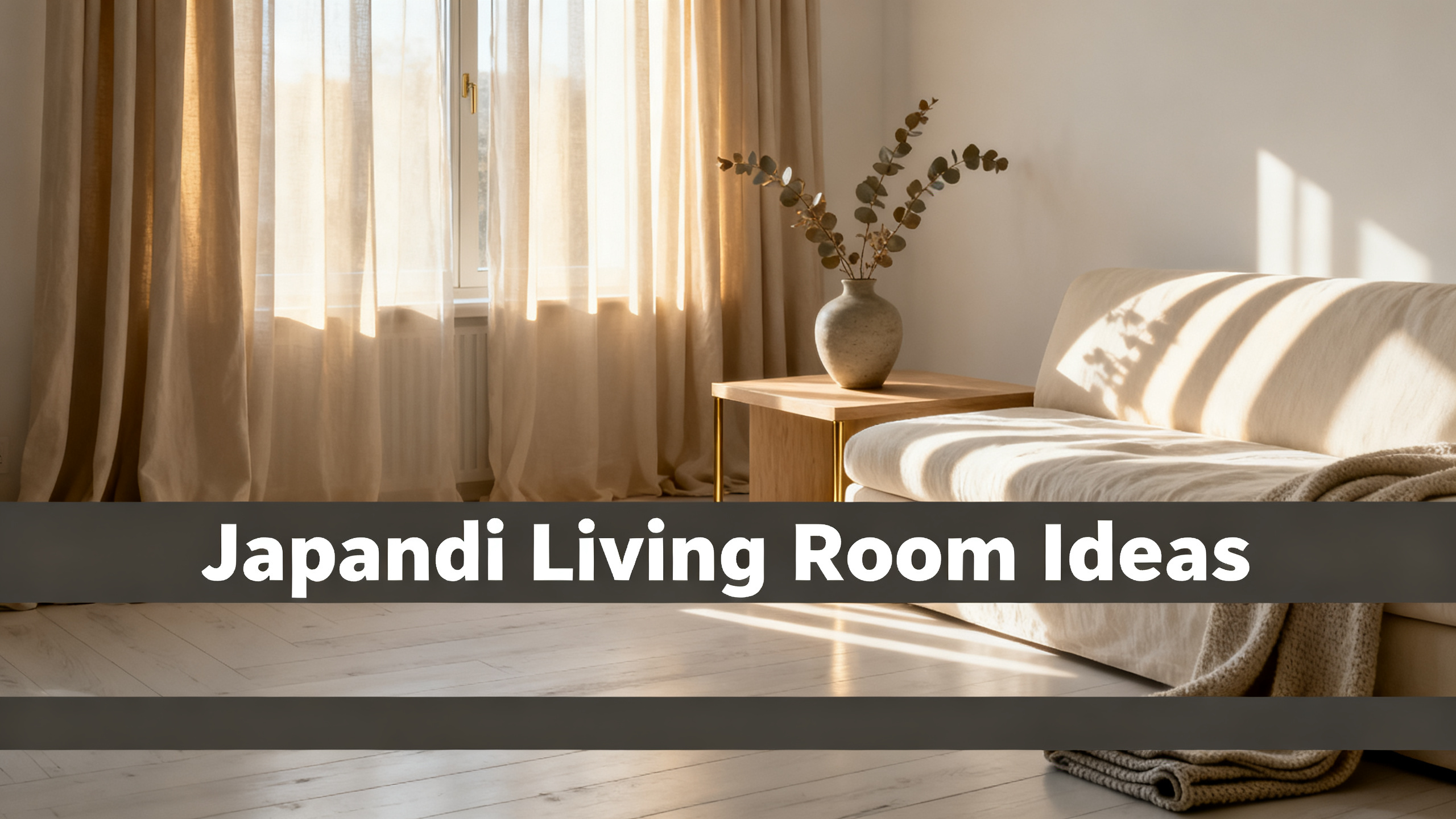 Japandi Living Room Ideas
