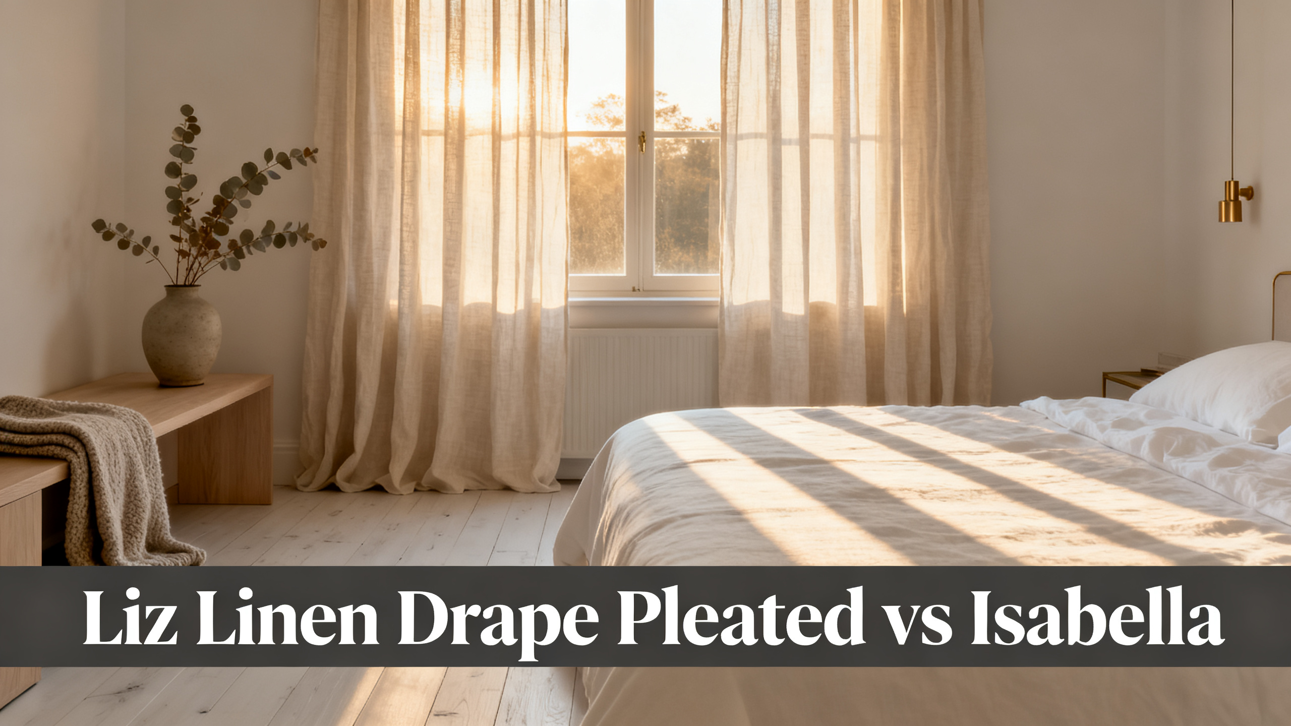 Liz Linen Drape Pleated vs Isabella